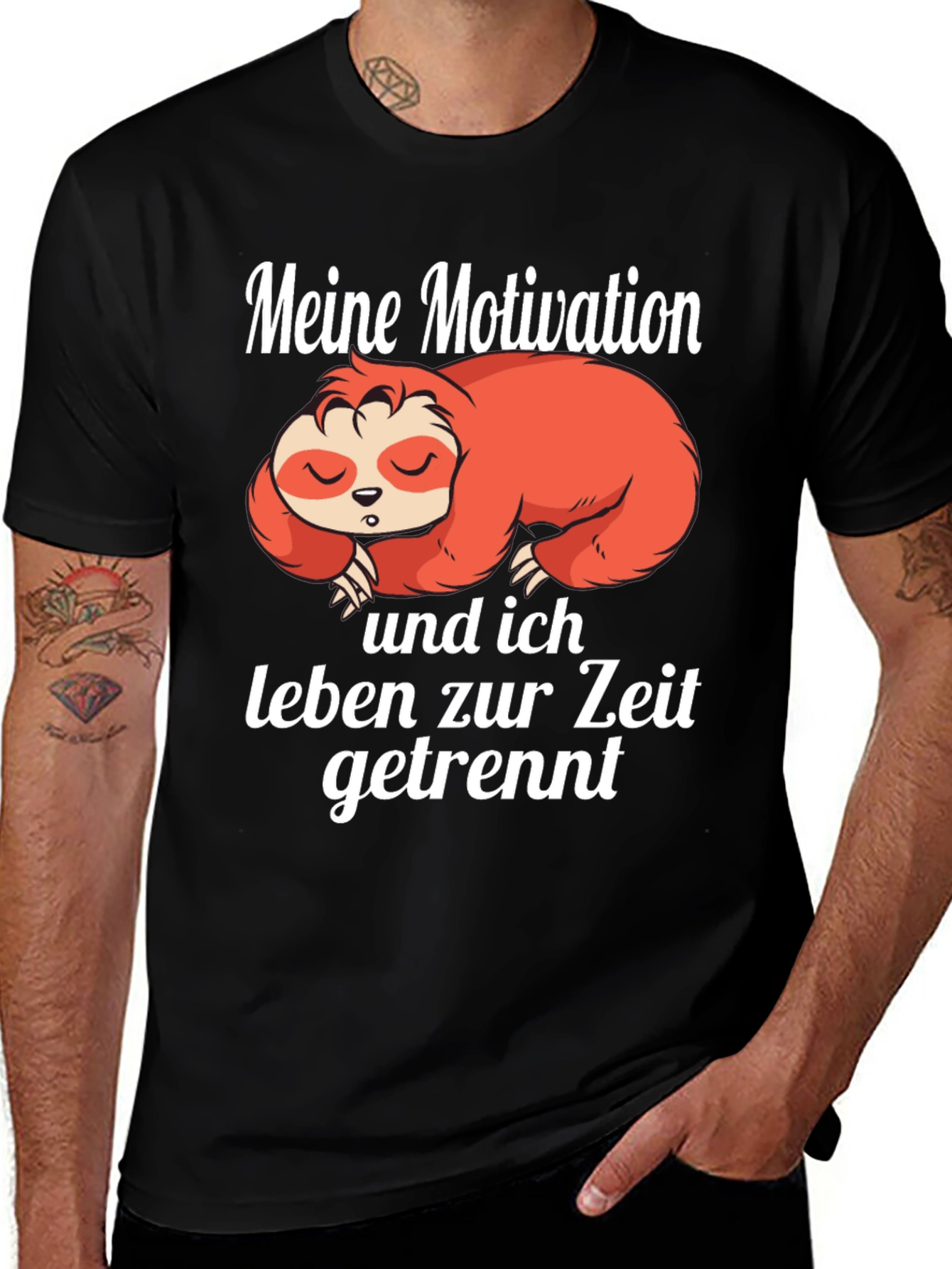 Variant 27 of Funny Sloth T-Shirt - Meine Motivation