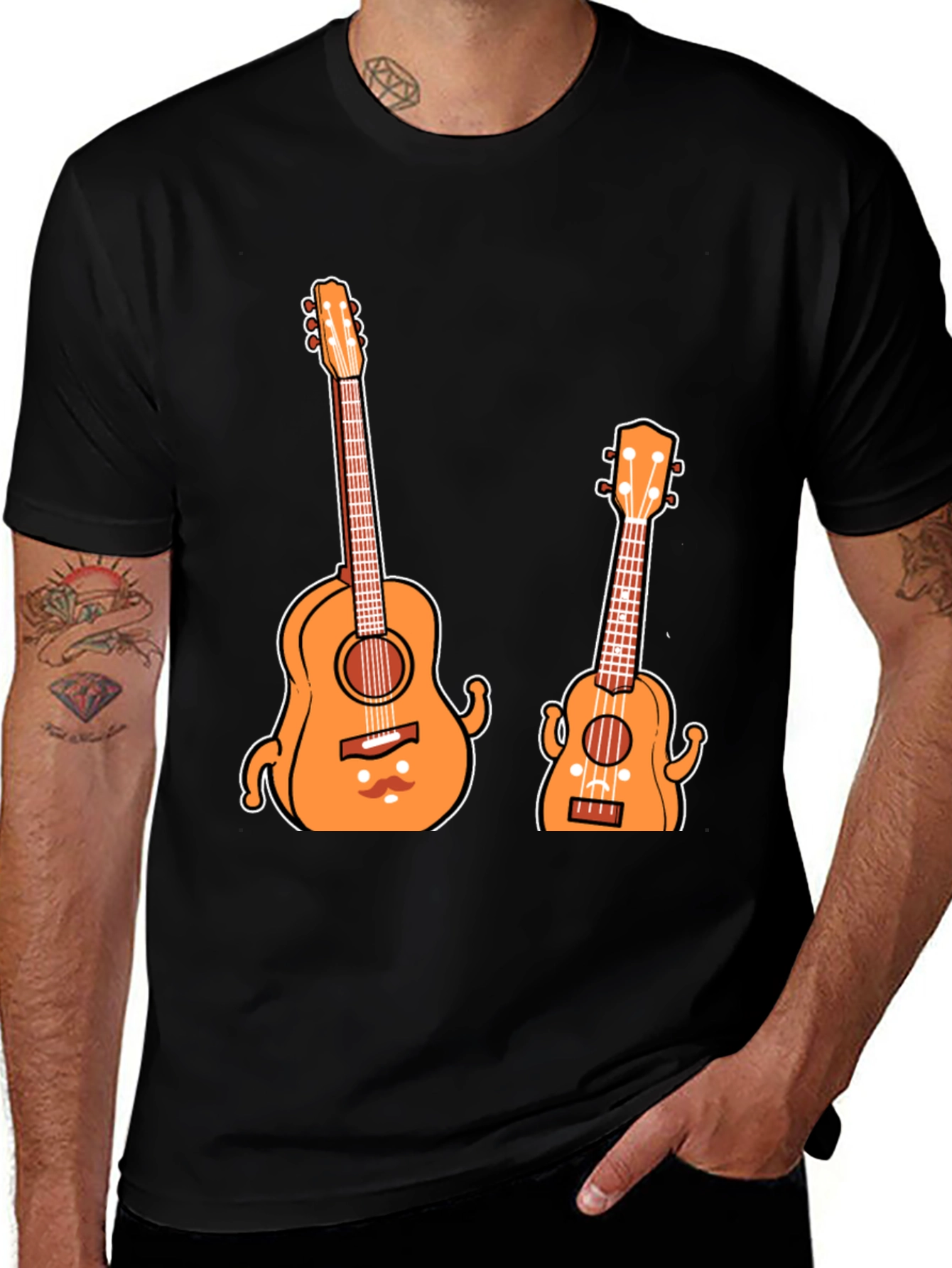 Variant 15 of Funny Guitar T-Shirt - Musical Instrument Tee