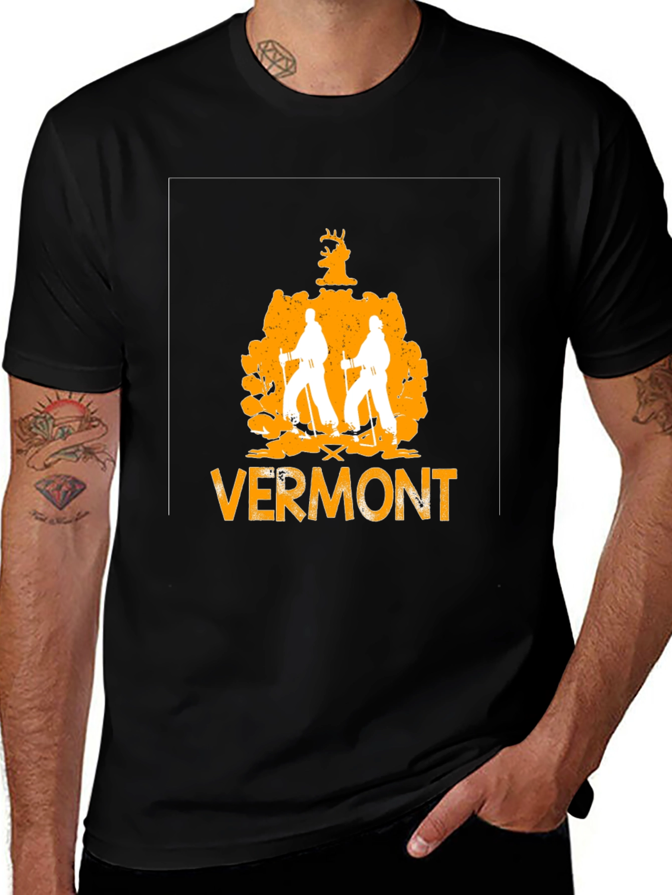 Vermont Hiking T-Shirt - Outdoor Adventure Tee