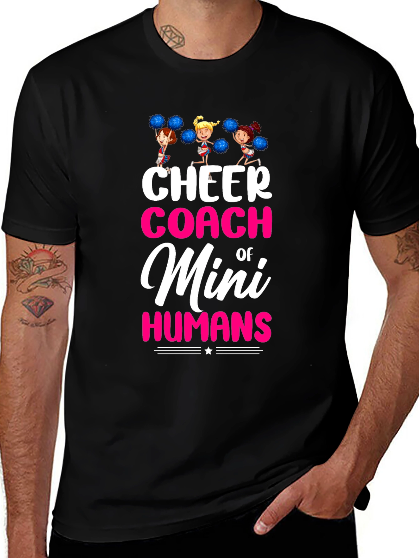 Variant 7 of Cheer Coach of Mini Humans T-Shirt