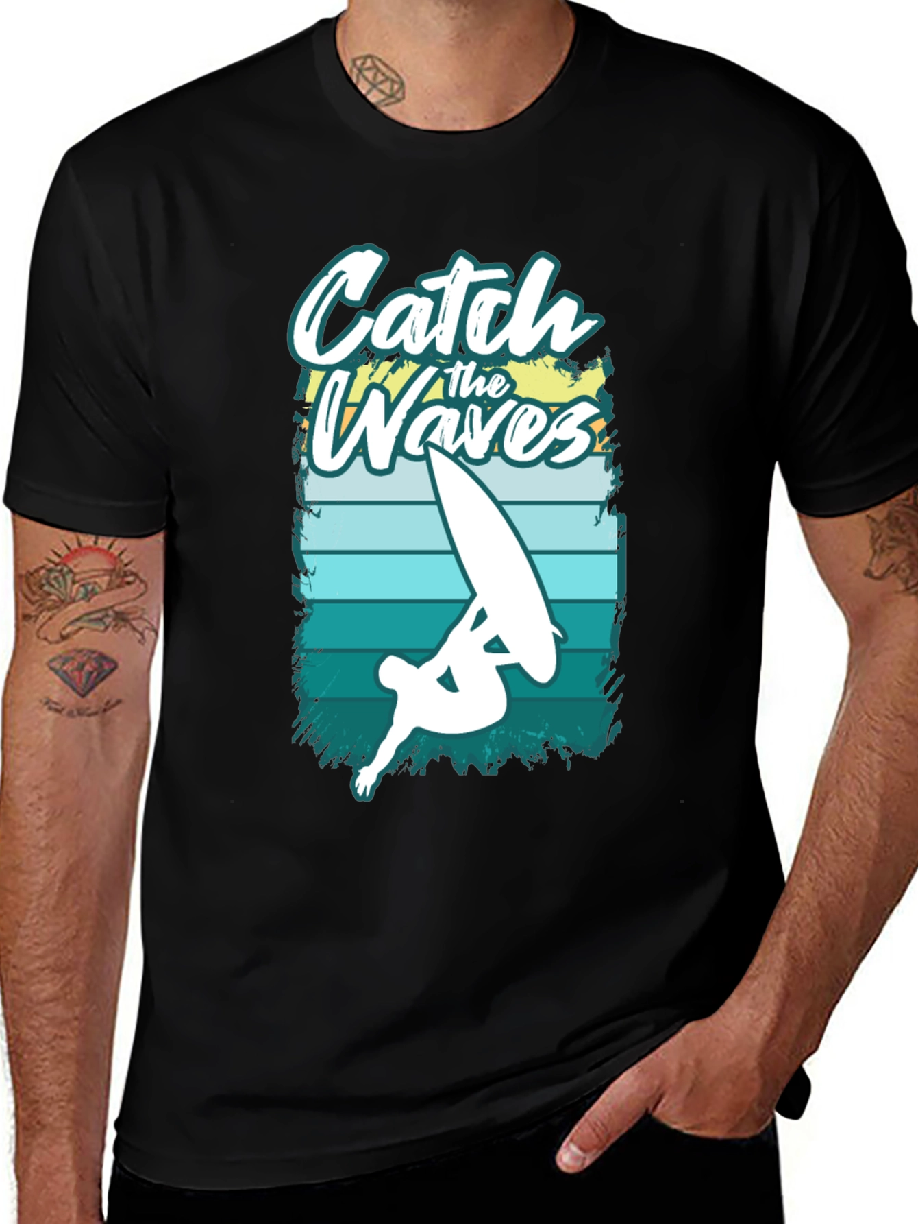 Variant 22 of Catch the Waves Surf T-Shirt