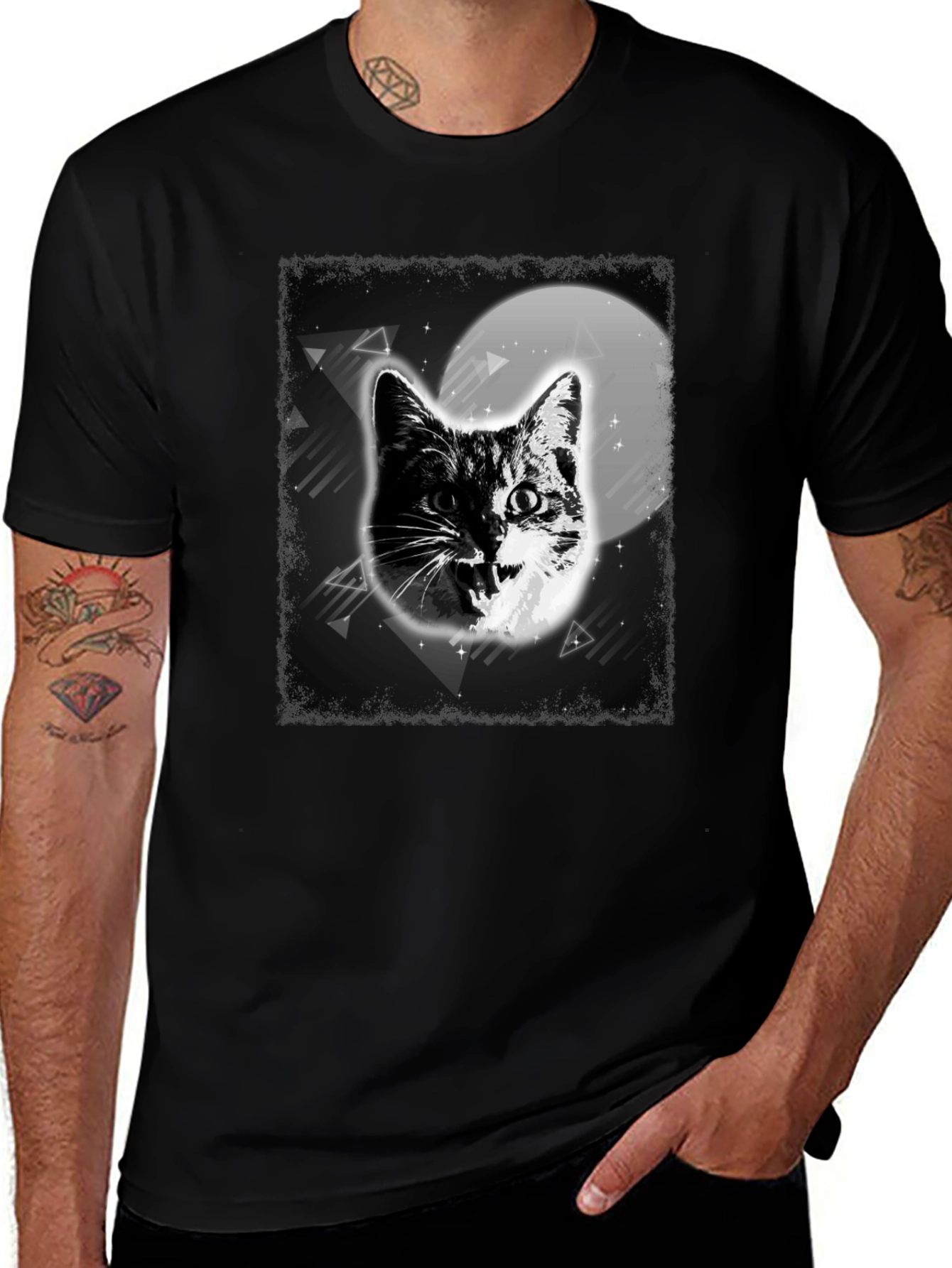 Variant 16 of Cat in Space Graphic T-Shirt