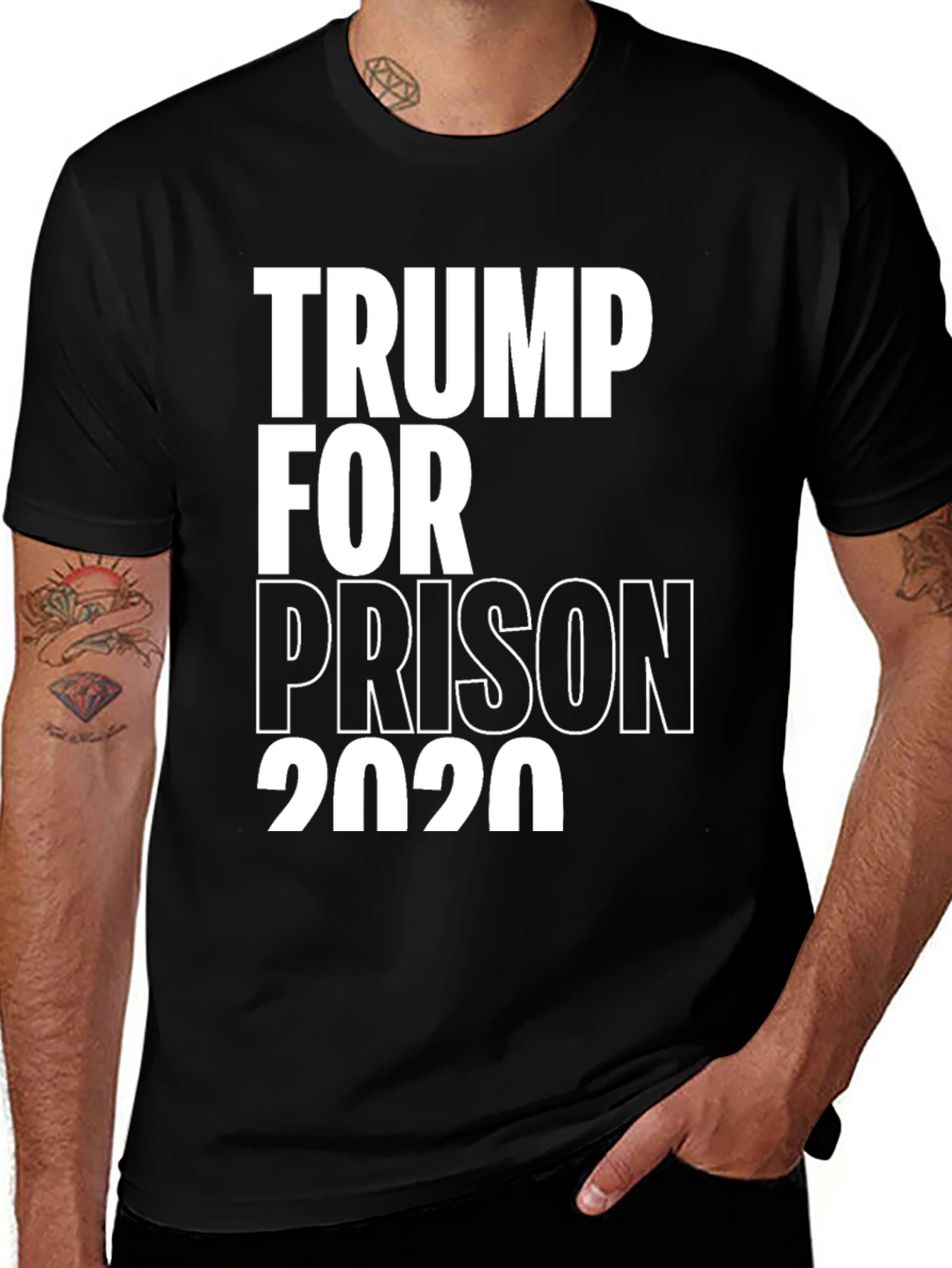 Variant 28 of Trump For Prison 2020 Political T-Shirt