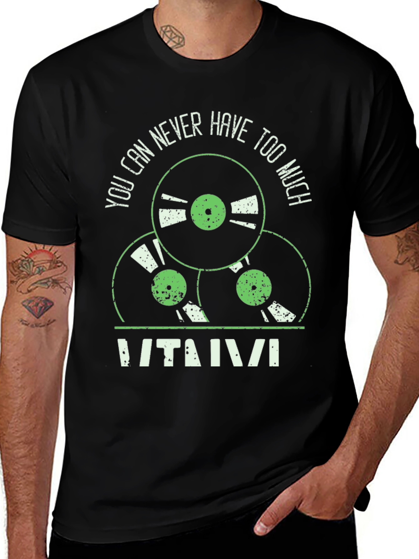 Variant 28 of Vinyl Record T-Shirt - Music Lover Tee