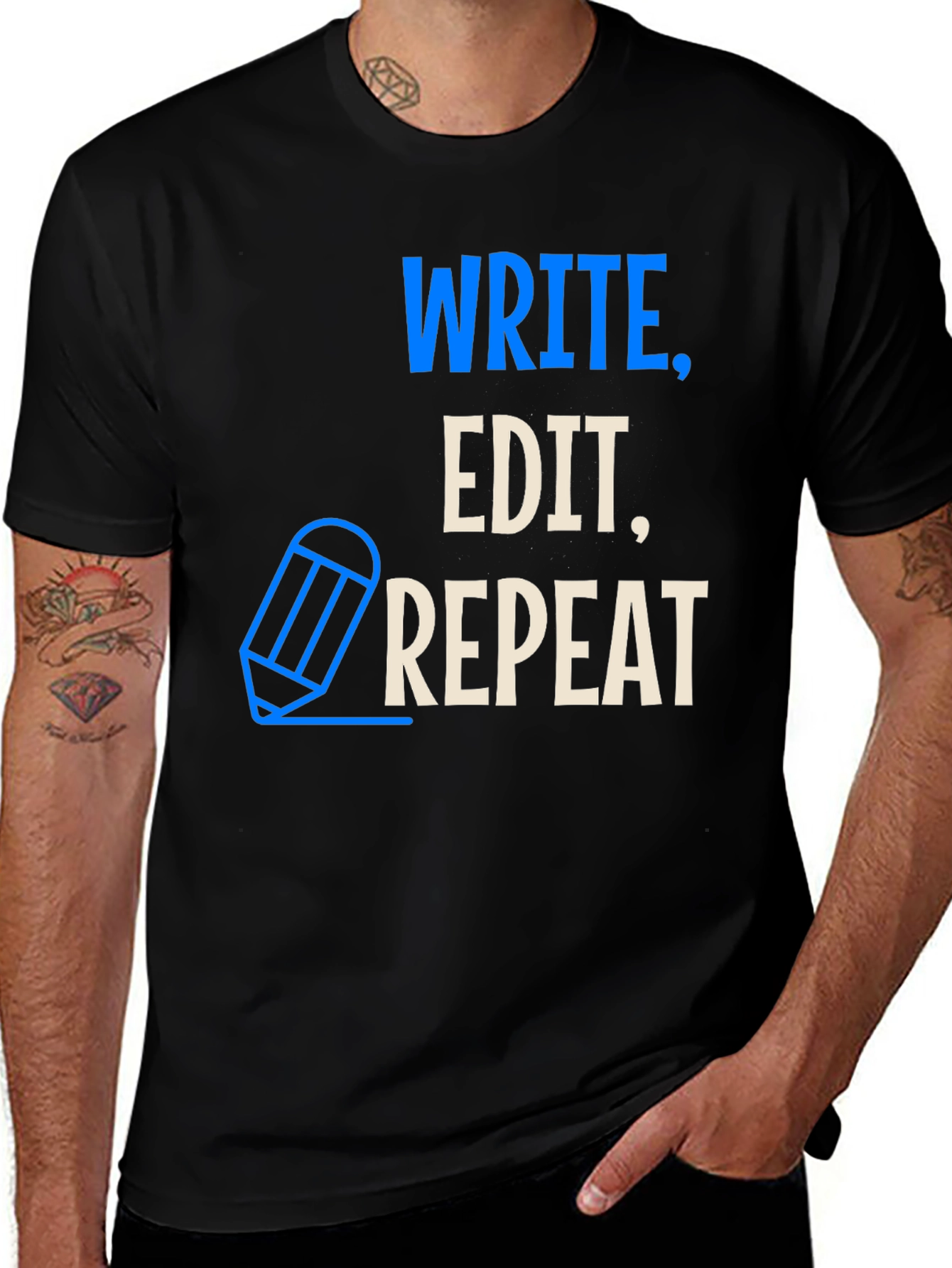 Write, Edit, Repeat Graphic Tee