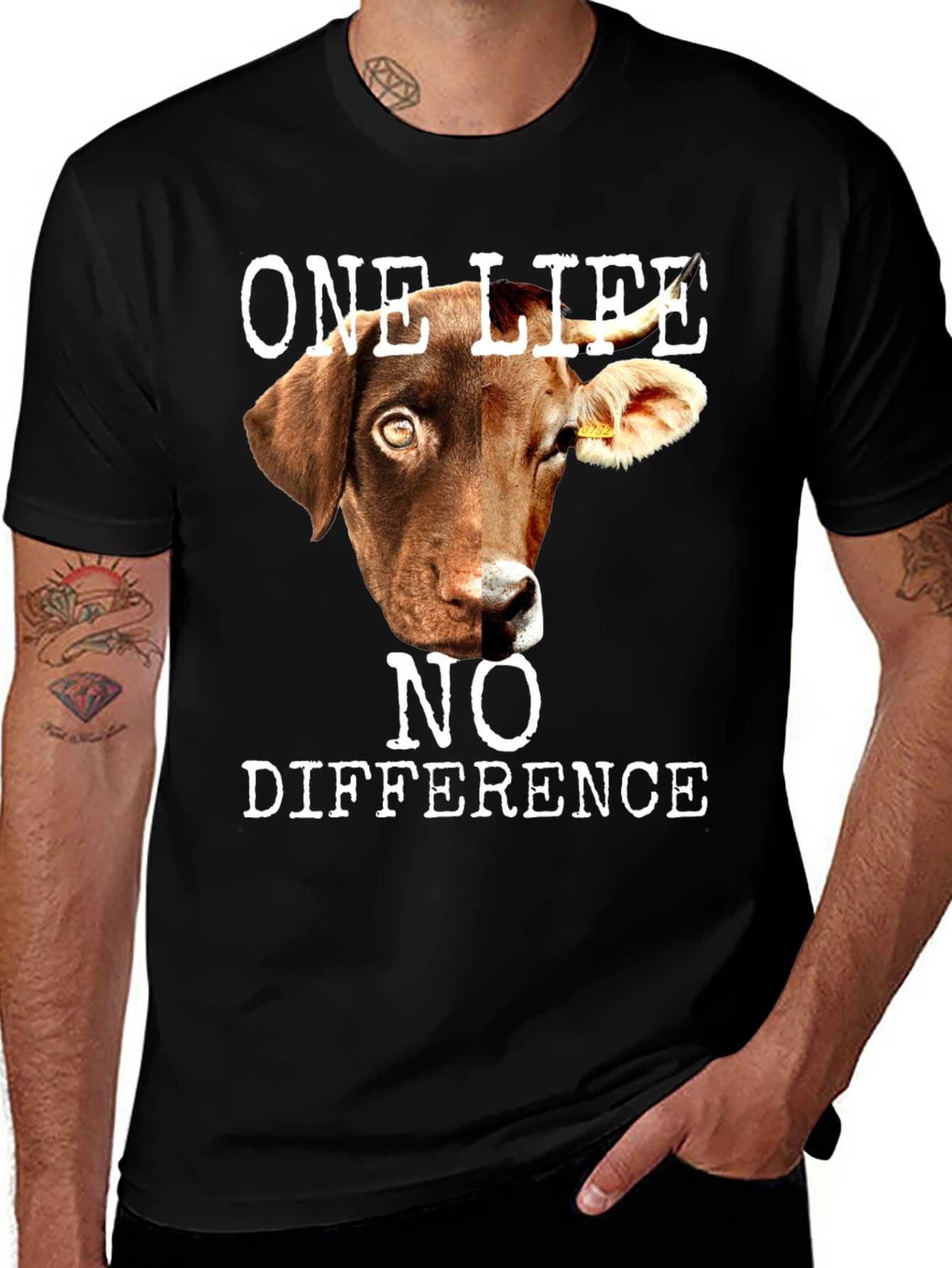 Variant 3 of One Life No Difference Graphic Tee