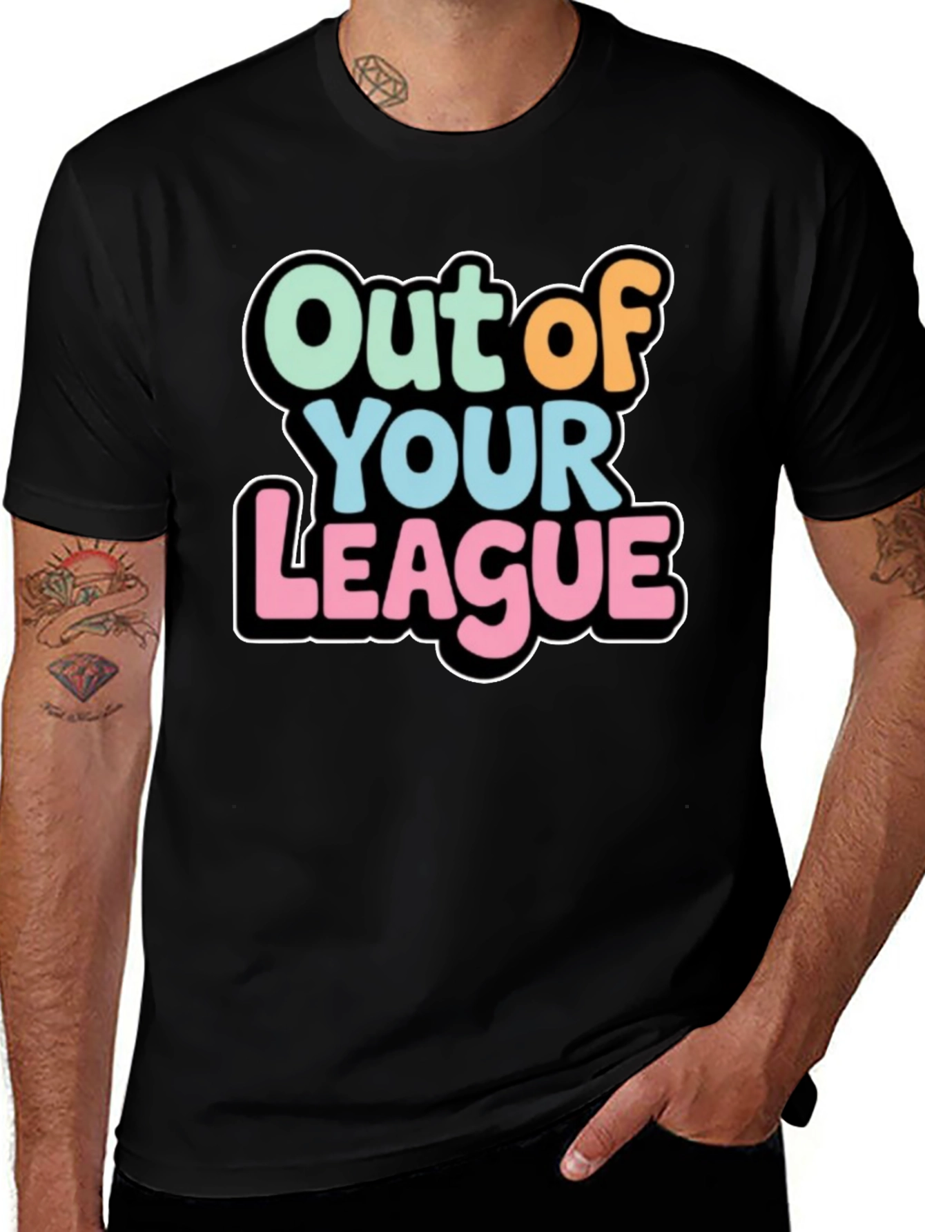 Variant 28 of Out of Your League Graphic T-Shirt