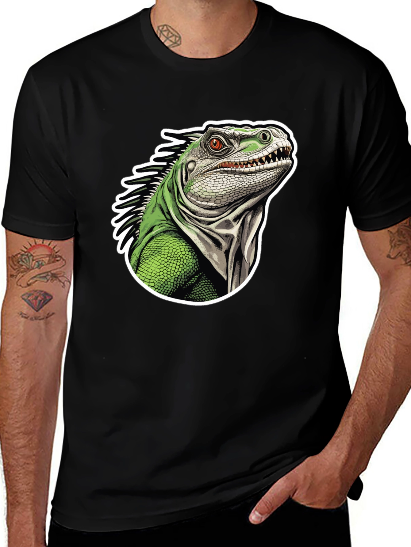 Variant 25 of Iguana Graphic Tee - Reptile Lover T-Shirt