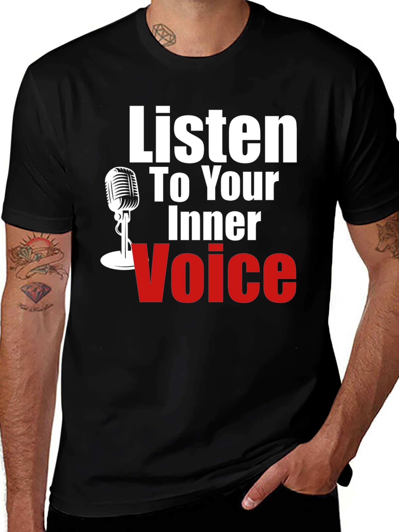 Variant 18 of Listen to Your Inner Voice Graphic Tee