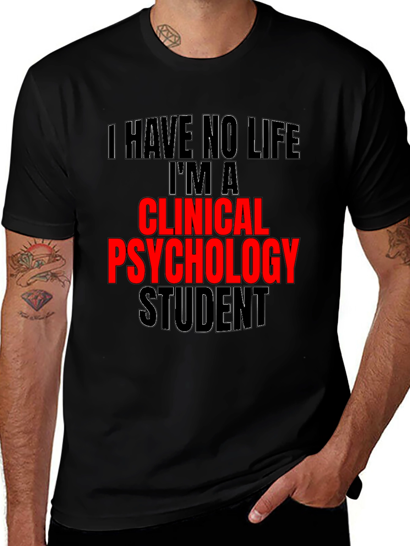 Variant 21 of Clinical Psychology Student Graphic Tee