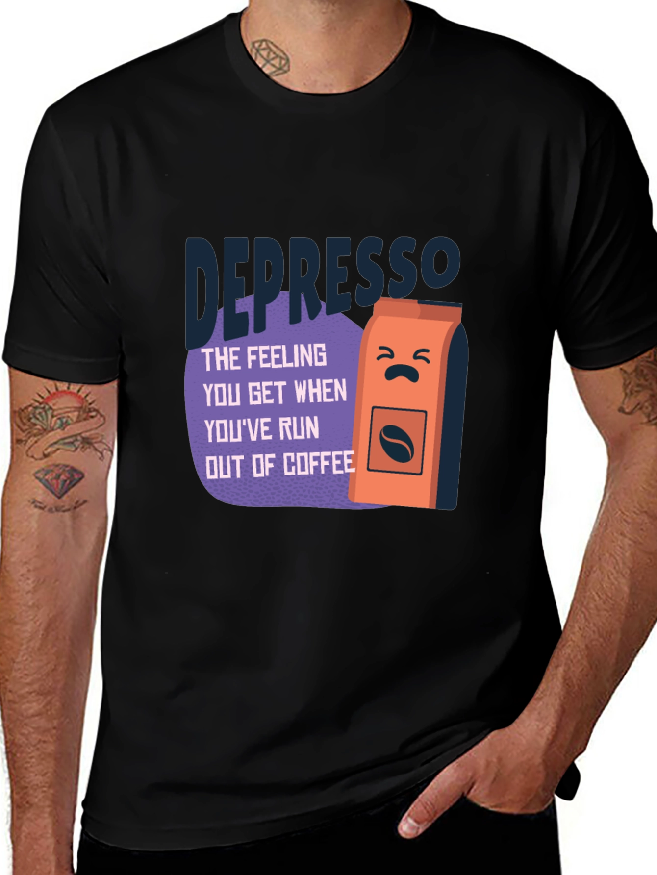 Variant 6 of Depresso Coffee T-Shirt