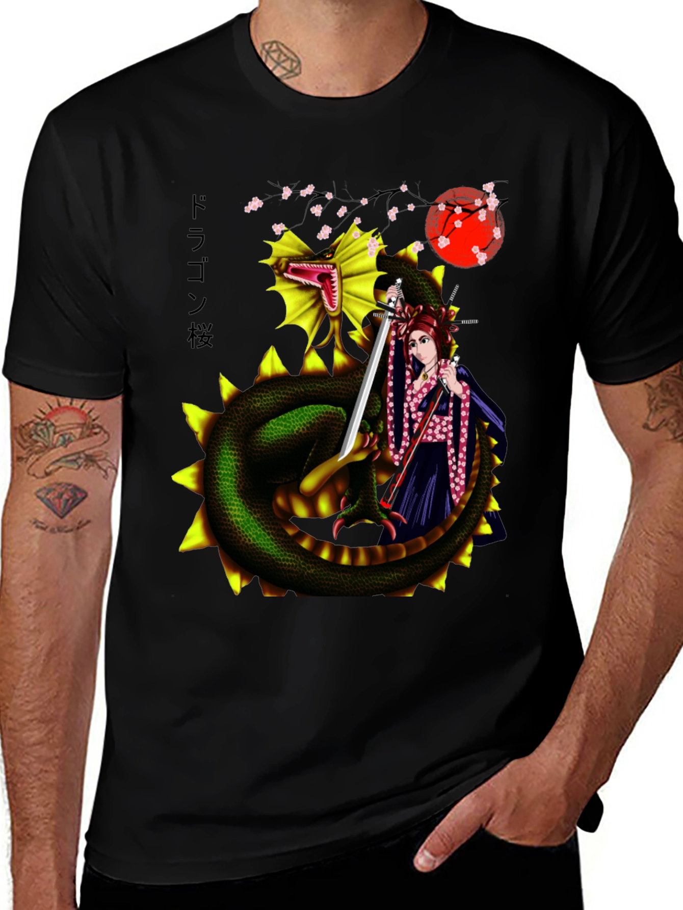 Variant 28 of Dragon & Warrior Graphic Tee