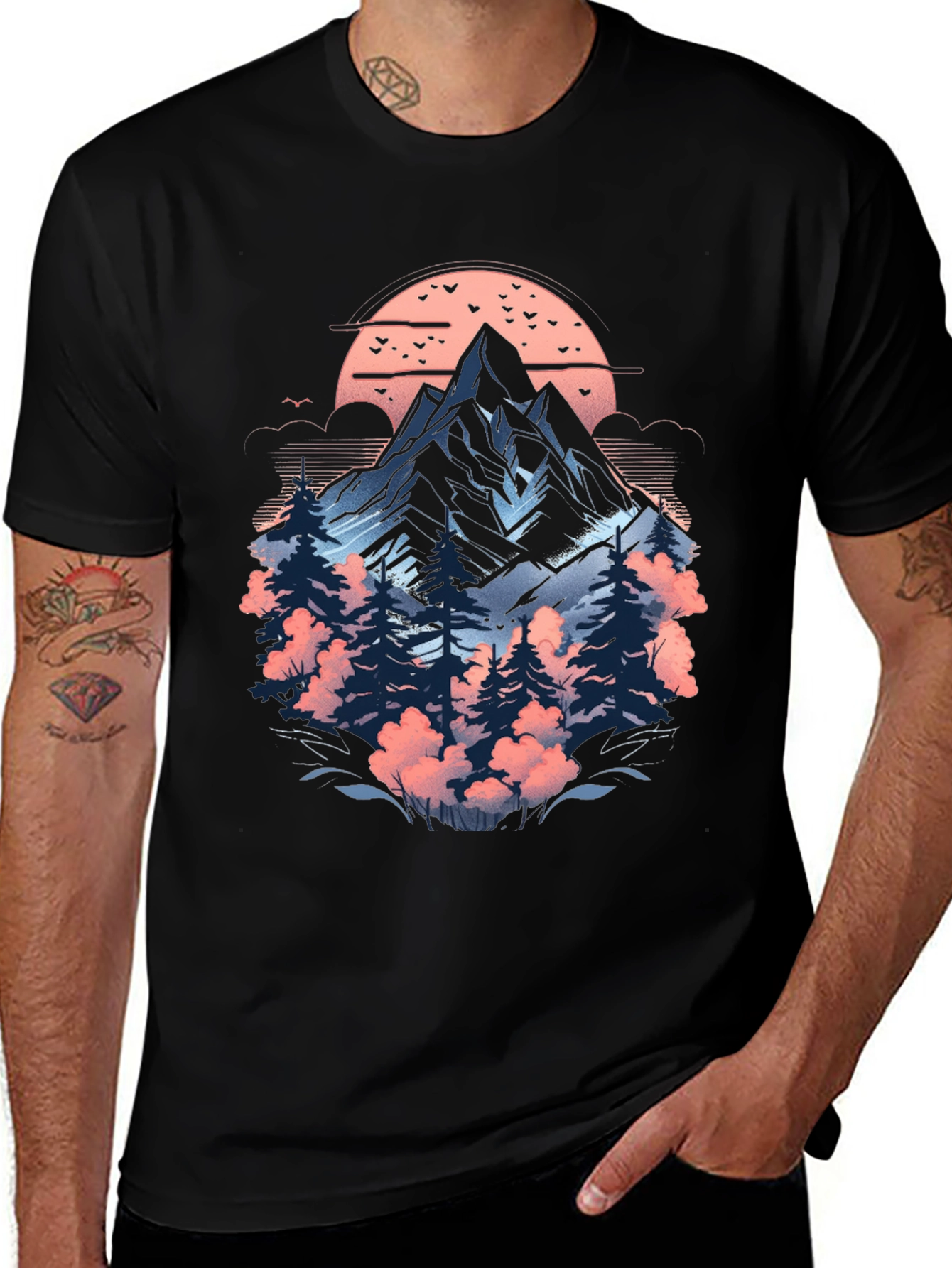 Variant 25 of Nature Inspired Graphic T-Shirt