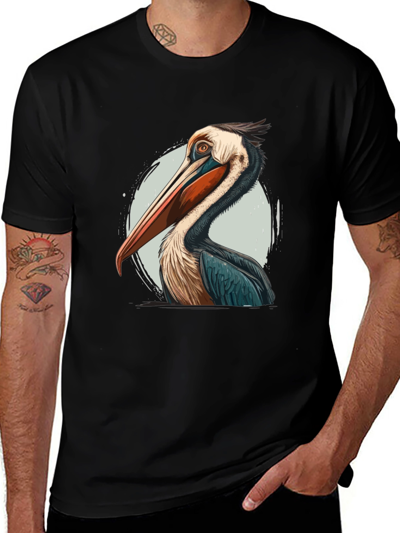Variant 9 of Pelican Graphic Black T-Shirt