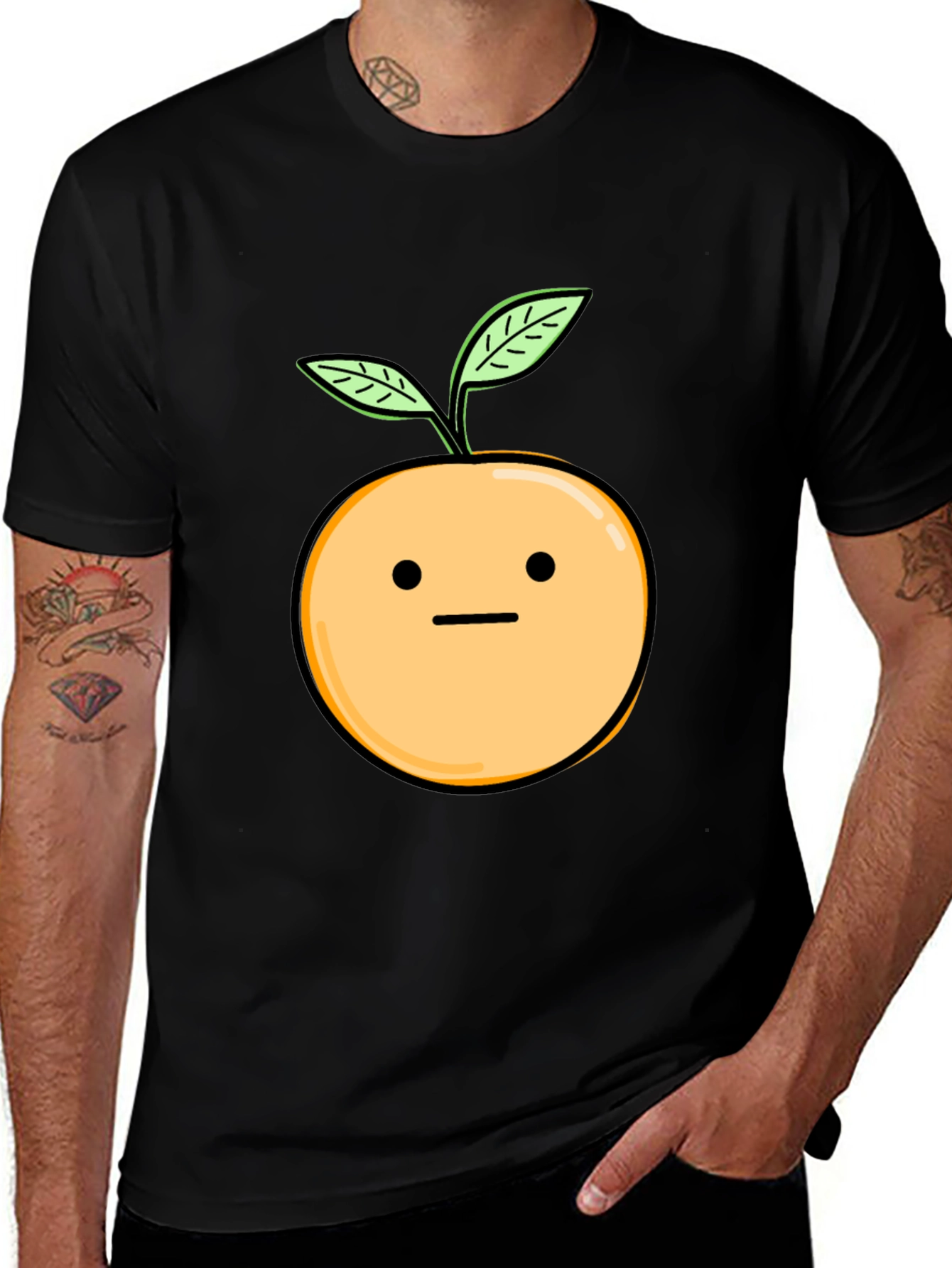 Variant 22 of Funny Orange Plant T-Shirt
