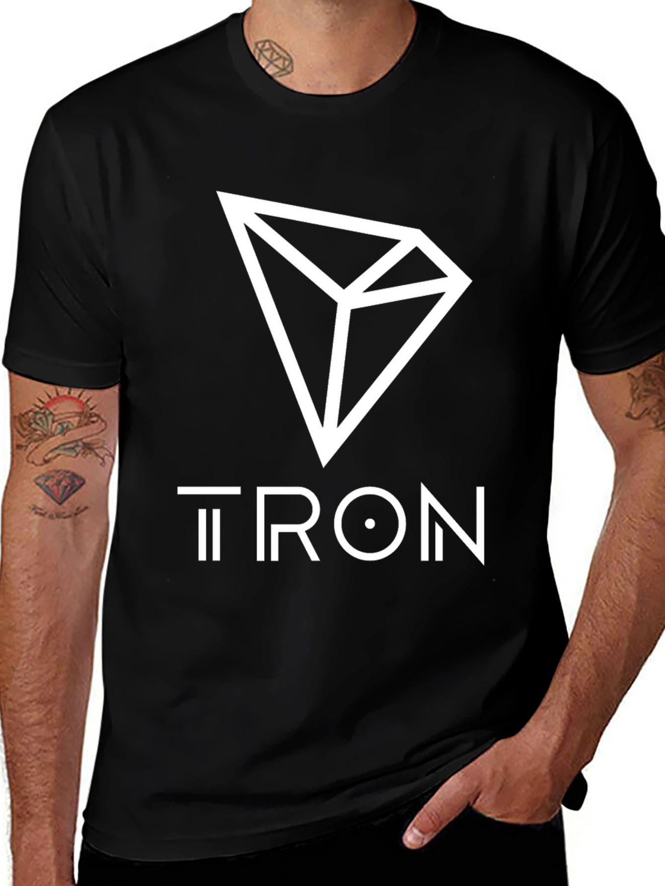 Tron Cryptocurrency T-Shirt - Minimalist Crypto Tee