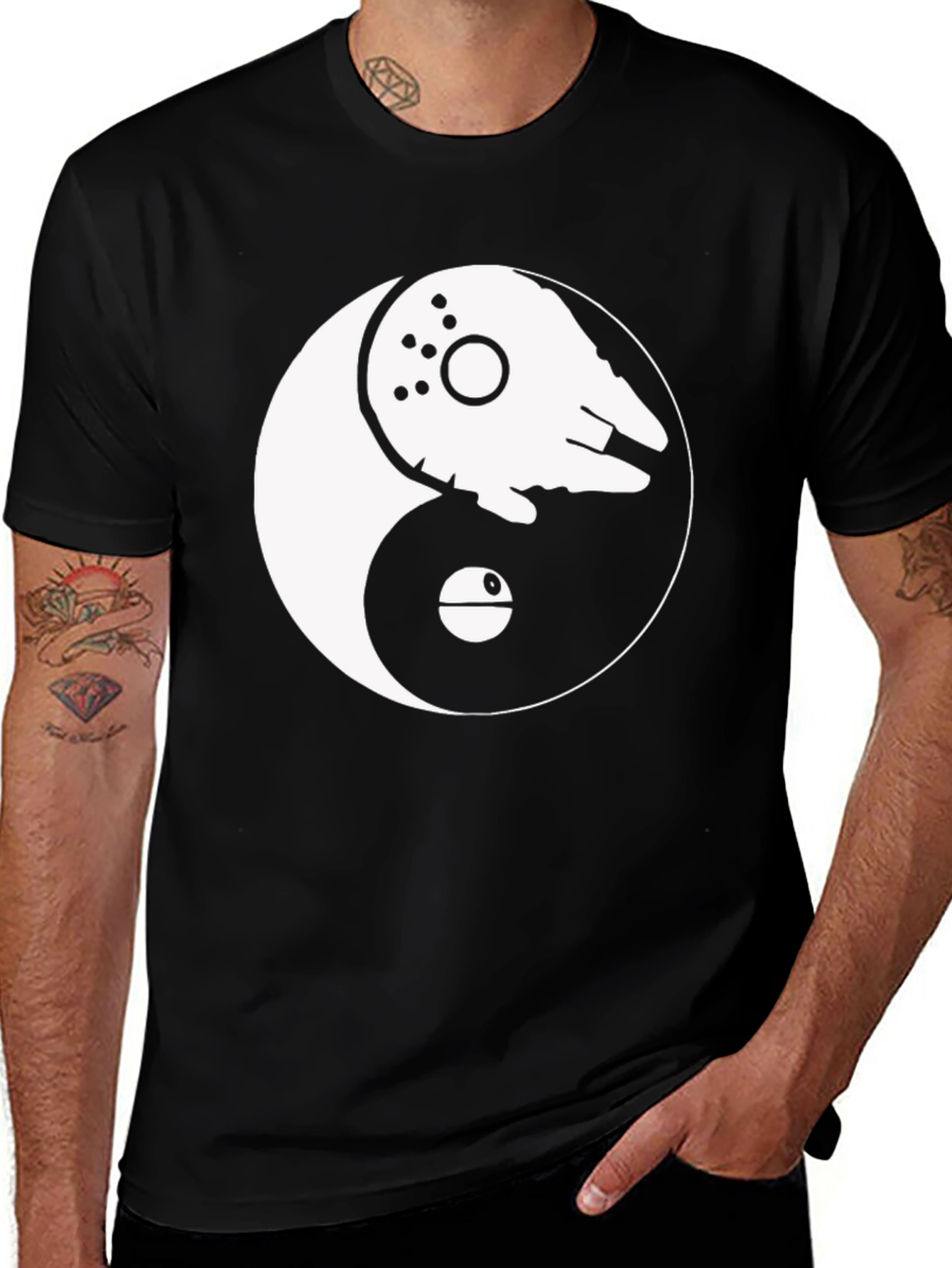 Yin Yang Star Wars Graphic T-Shirt