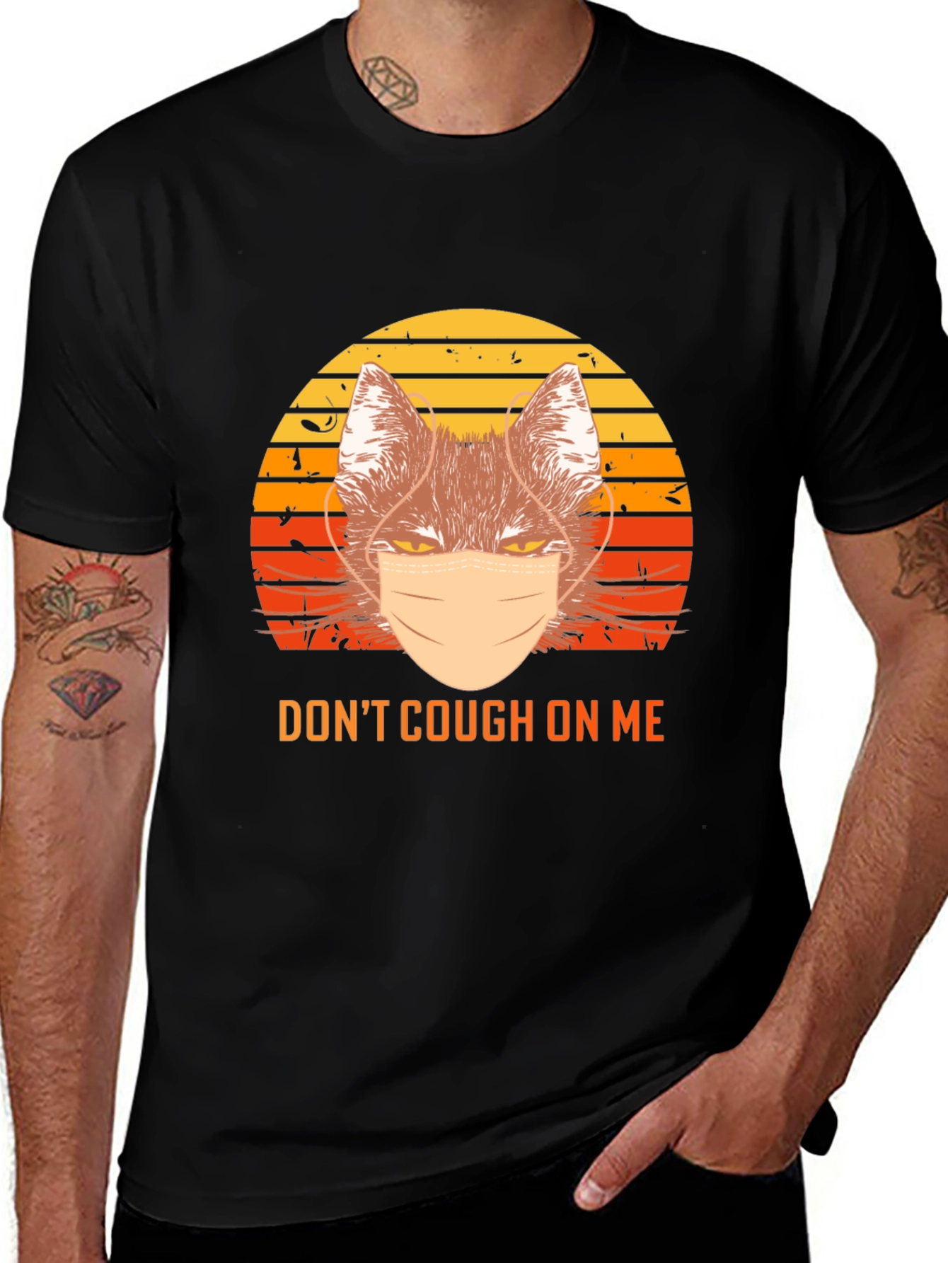 Variant 20 of Don't Cough on Me Cat T-Shirt