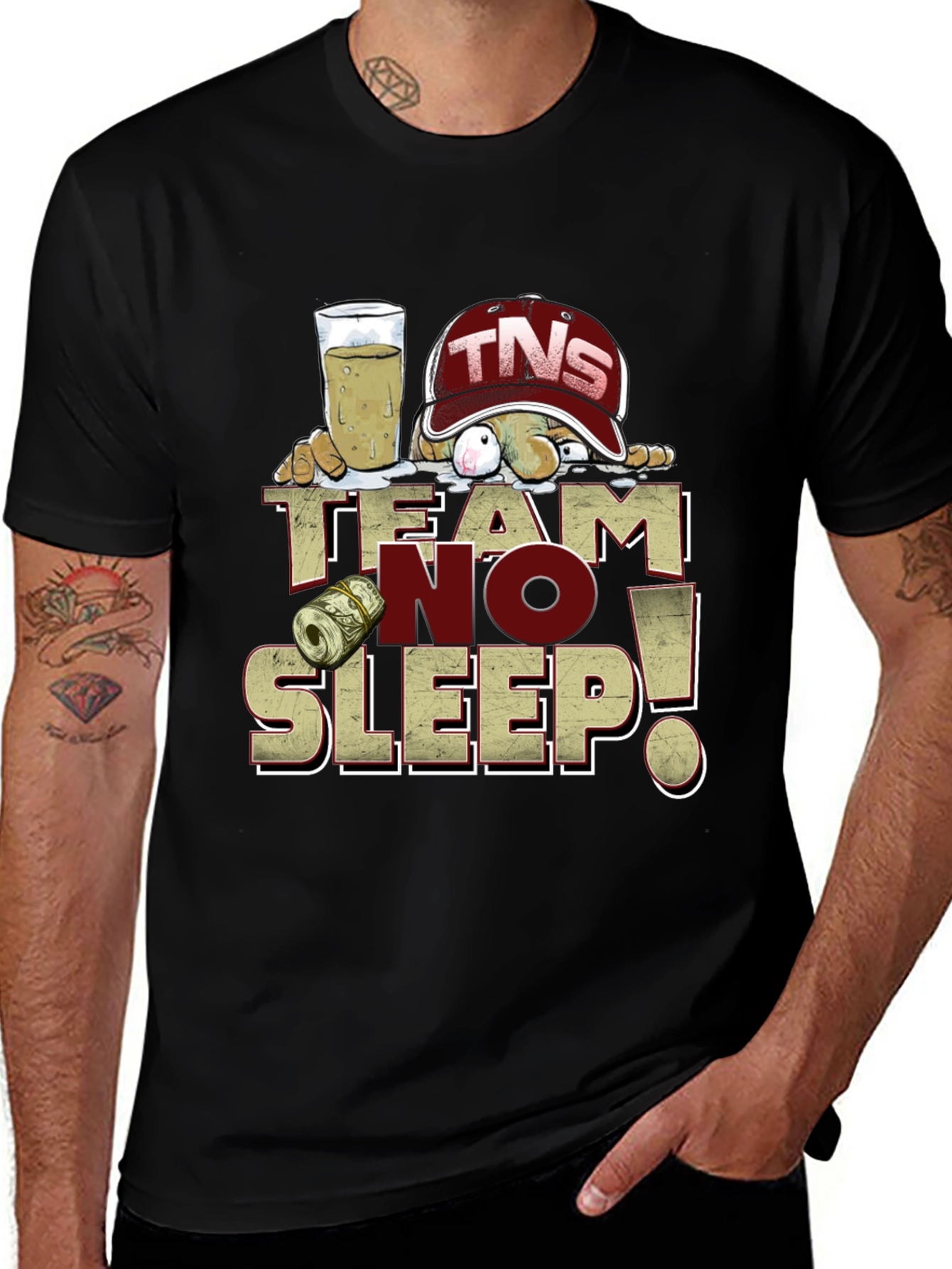 Team No Sleep Graphic T-Shirt