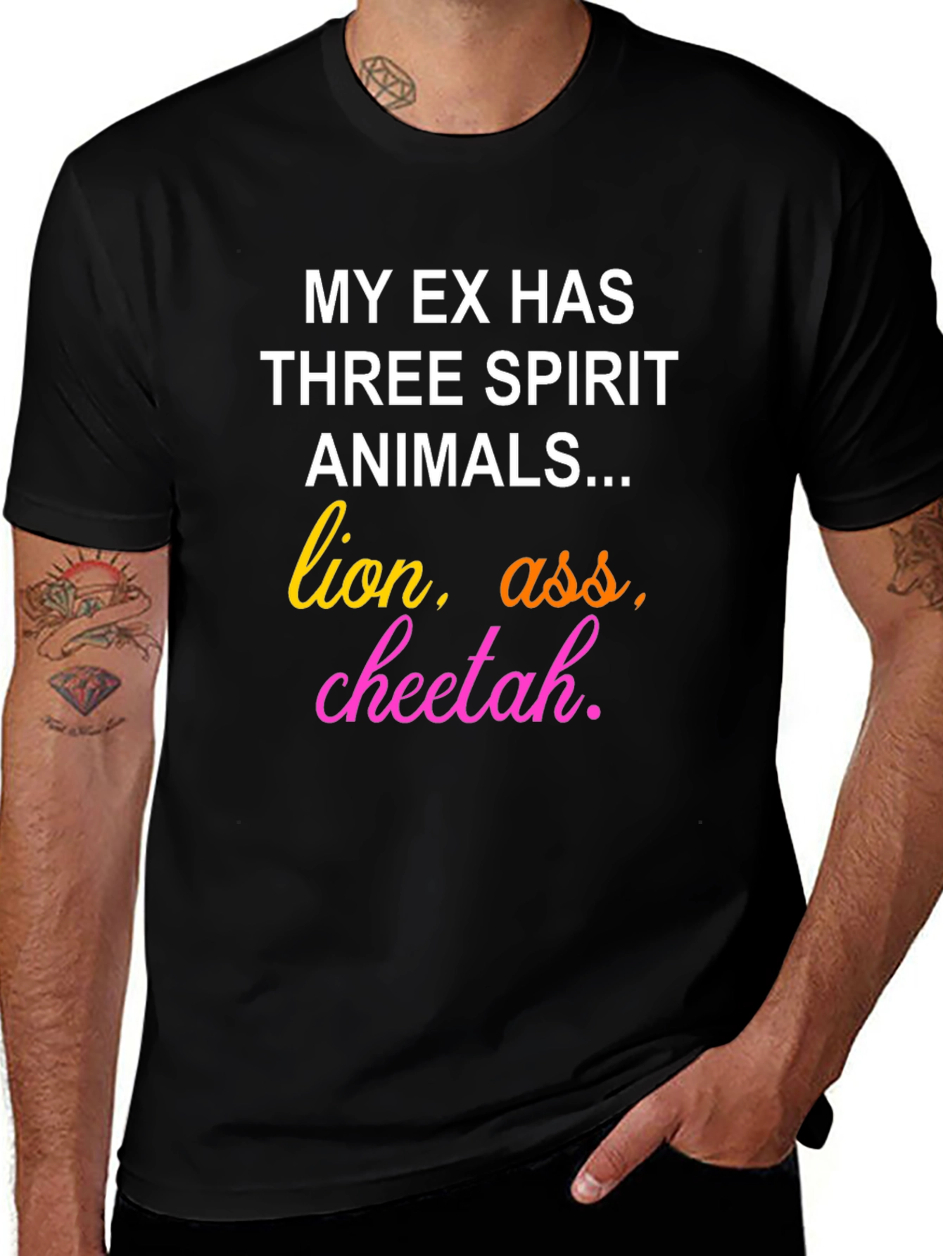 Variant 3 of Funny Ex Spirit Animals Graphic Tee