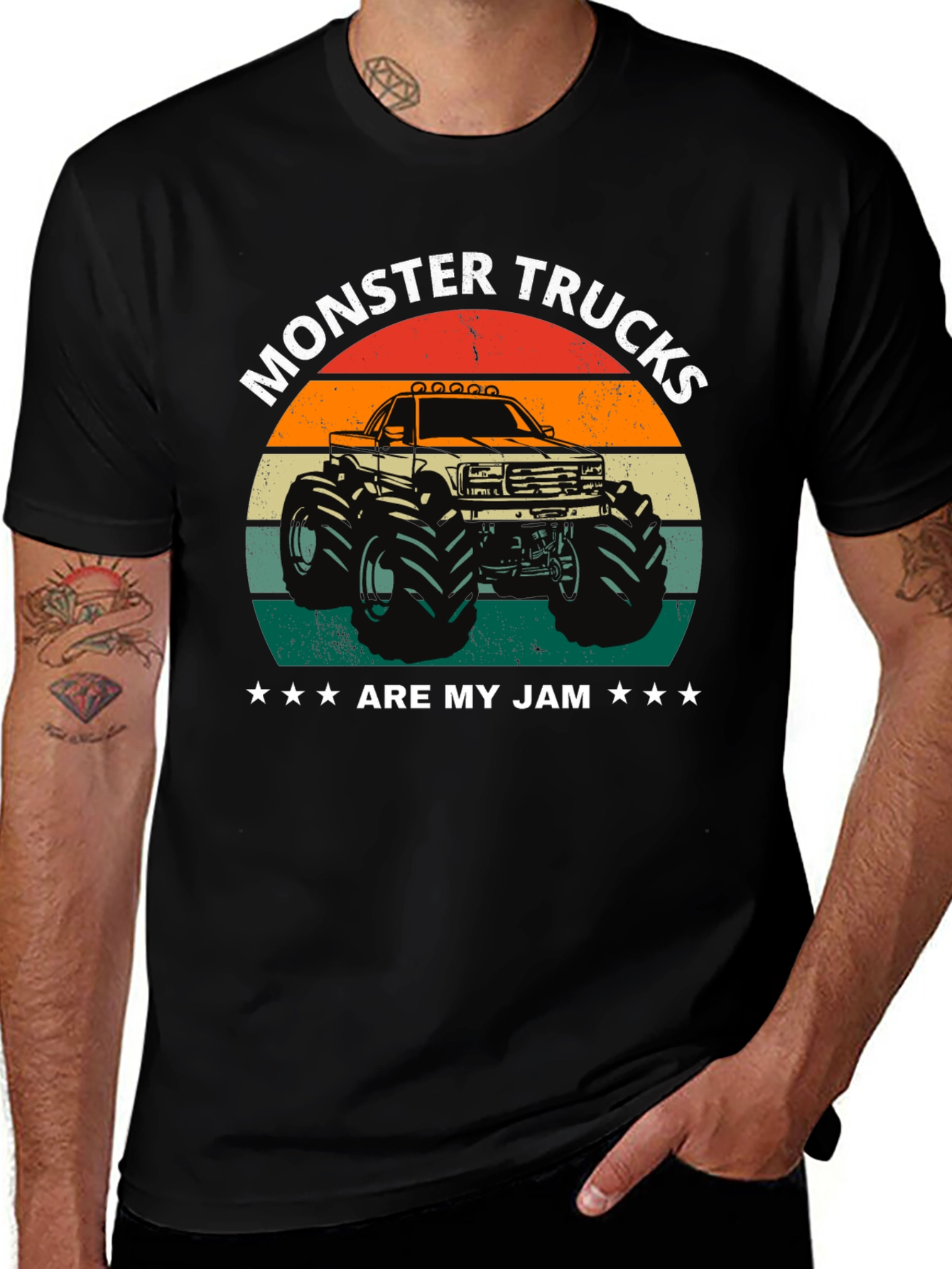 Variant 24 of Monster Trucks Are My Jam Graphic Tee