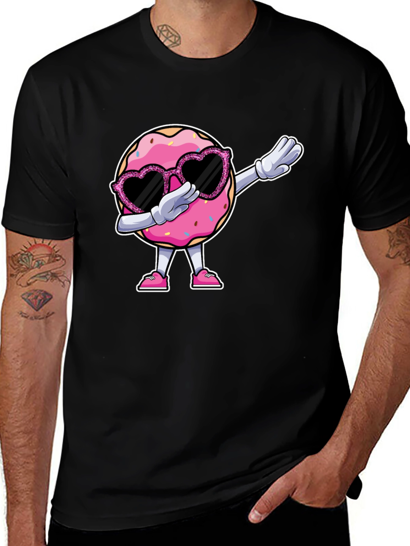 Variant 3 of Dabbing Donut Graphic Tee