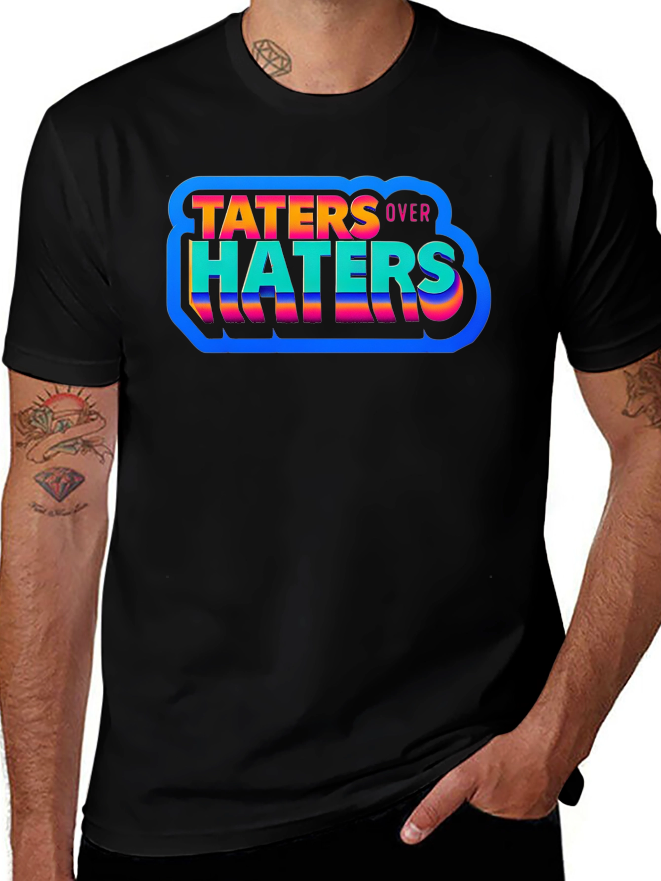 Variant 6 of Taters Over Haters Graphic Tee - Trendy Comfort
