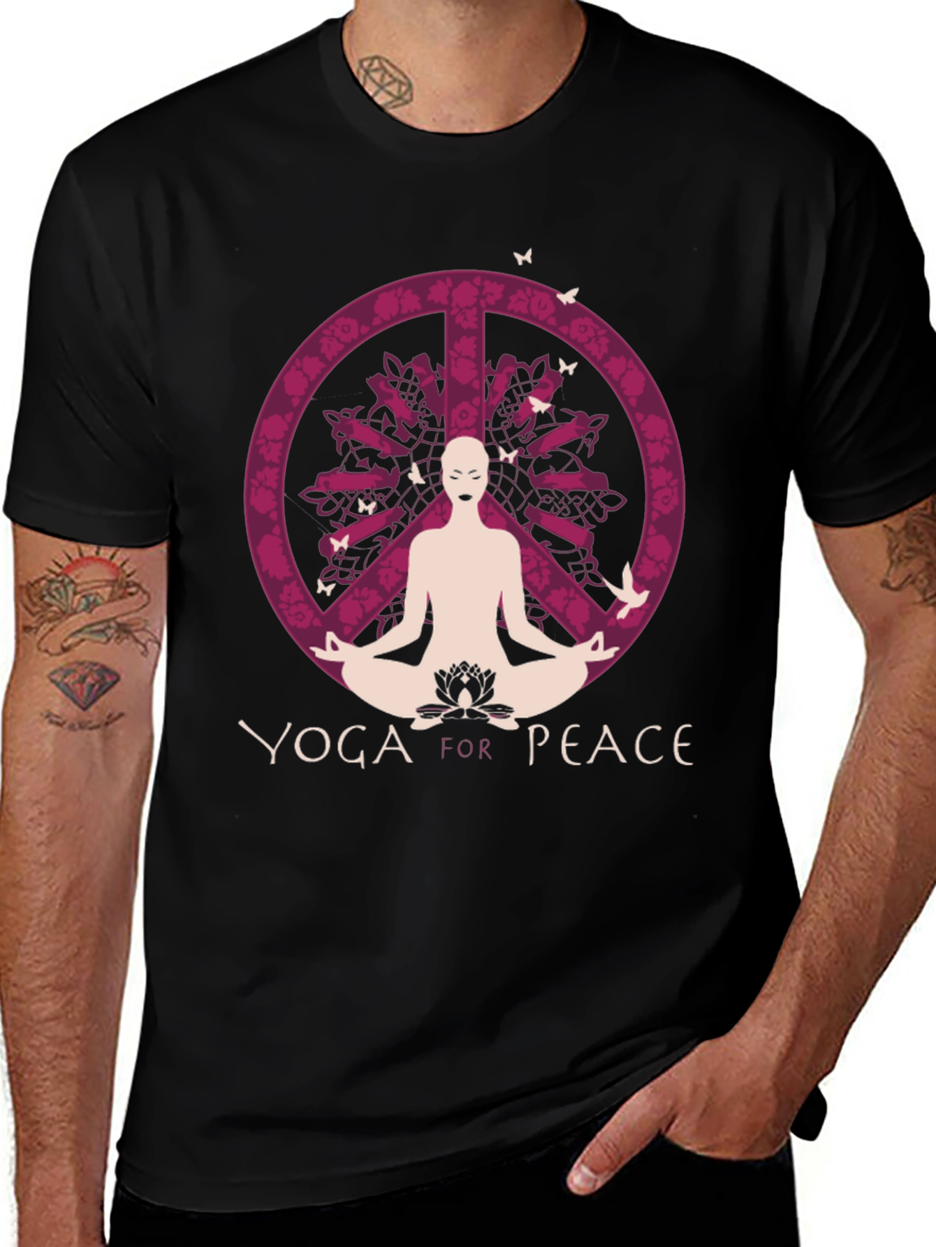 Yoga for Peace Graphic Tee