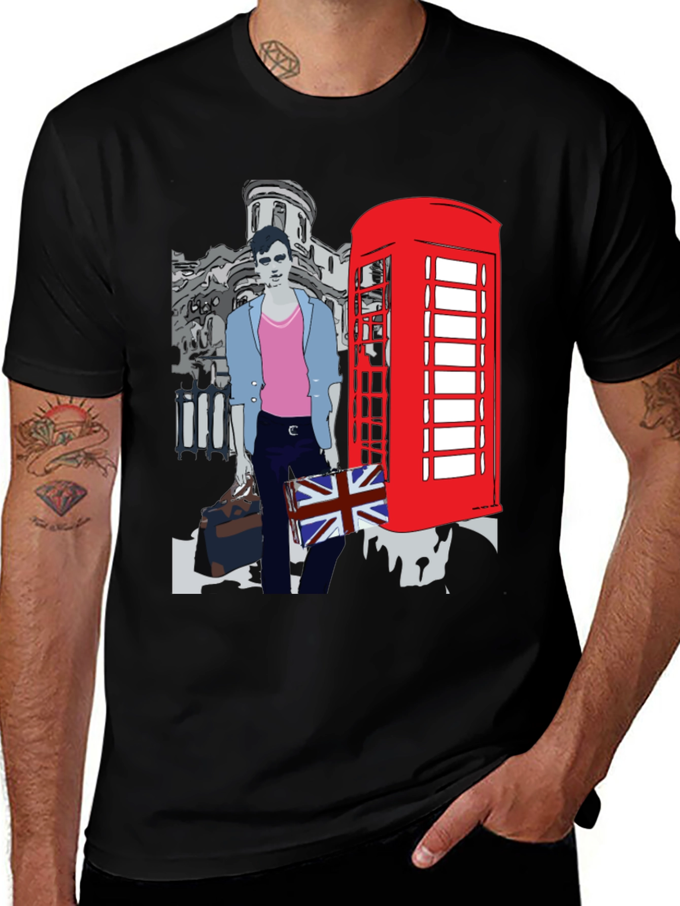 London Tourist Graphic T-Shirt