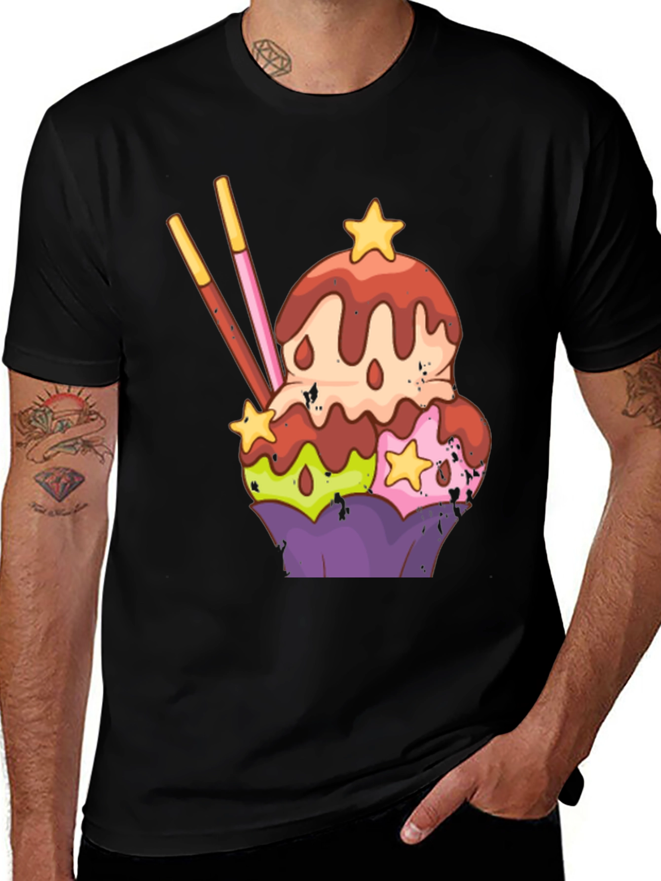 Variant 23 of Cupcake Graphic T-Shirt - Whimsical Tee