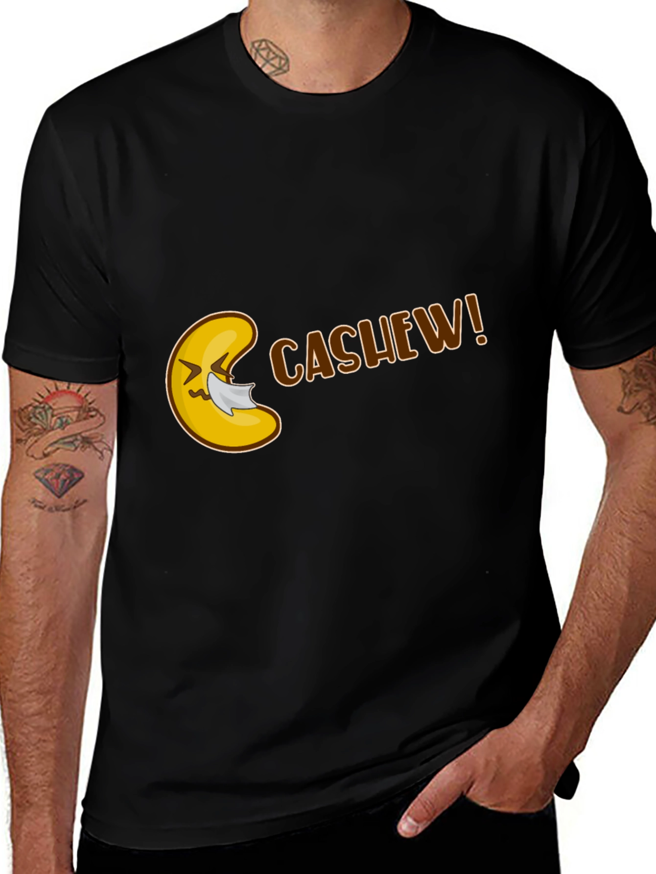Variant 5 of Funny Cashew Allergy T-Shirt - Sick Cashew Design