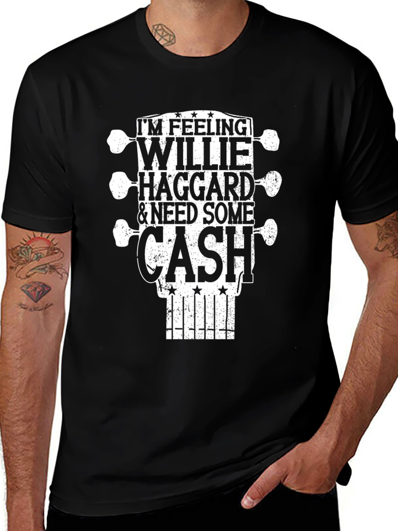 Variant 14 of Willie Haggard & Need Some Cash Graphic Tee