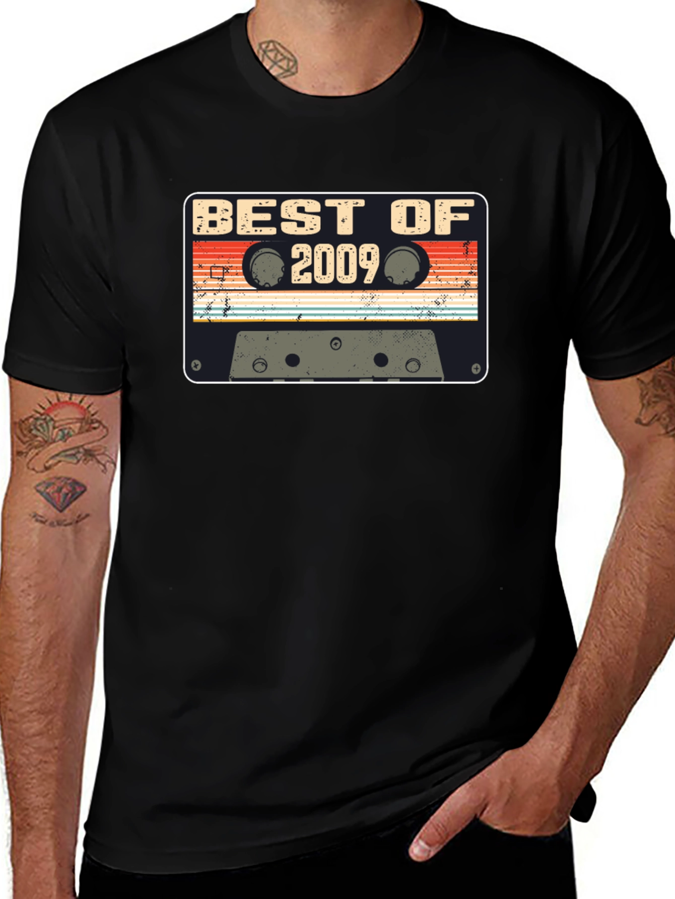 Variant 30 of Best of 2009 Cassette Tape Graphic Tee