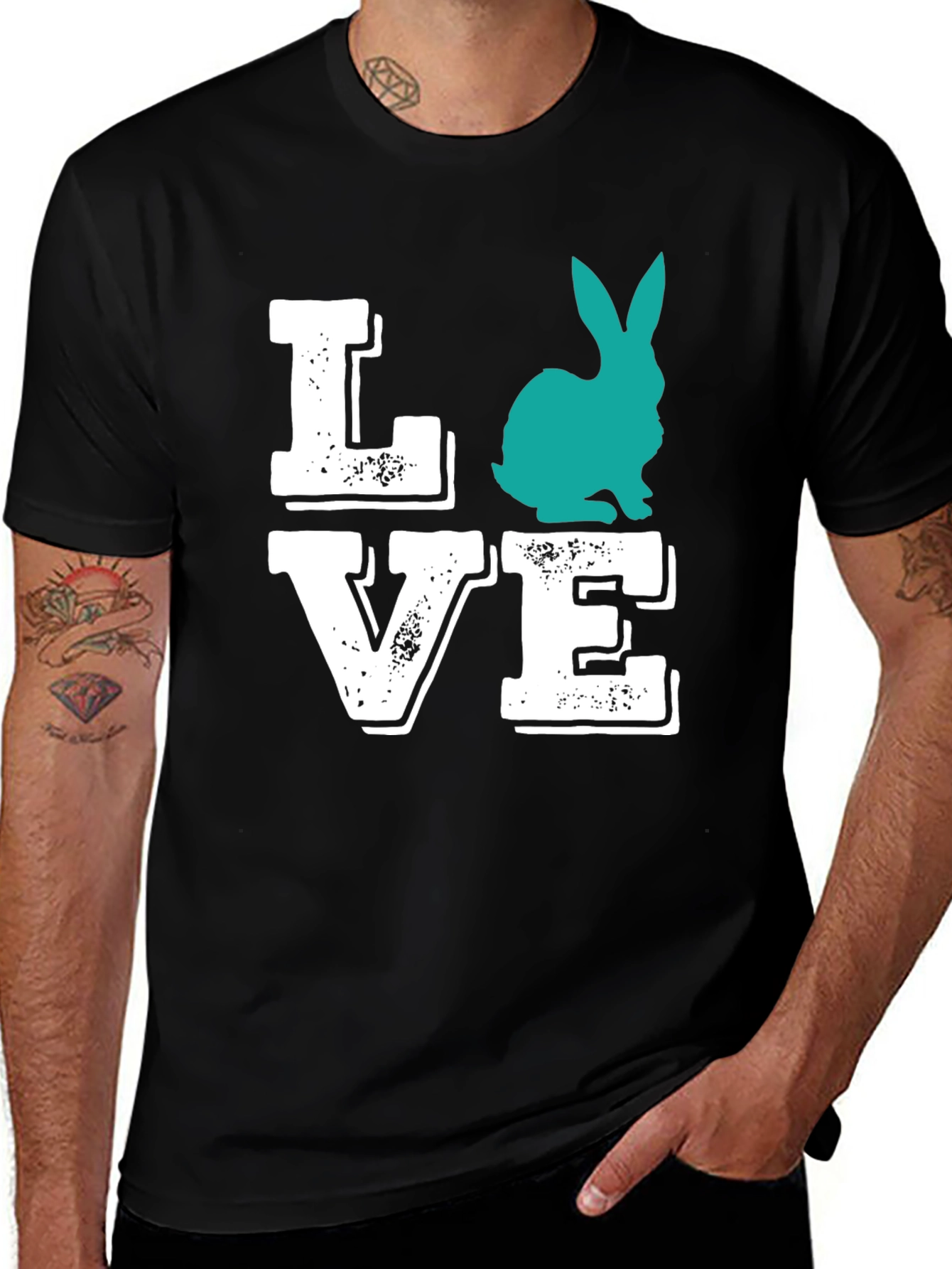 Variant 14 of Love Bunny T-Shirt - Cute Easter Tee