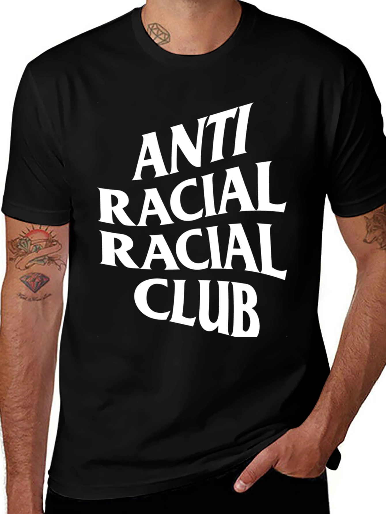 Variant 12 of Anti Racial Racial Club T-Shirt