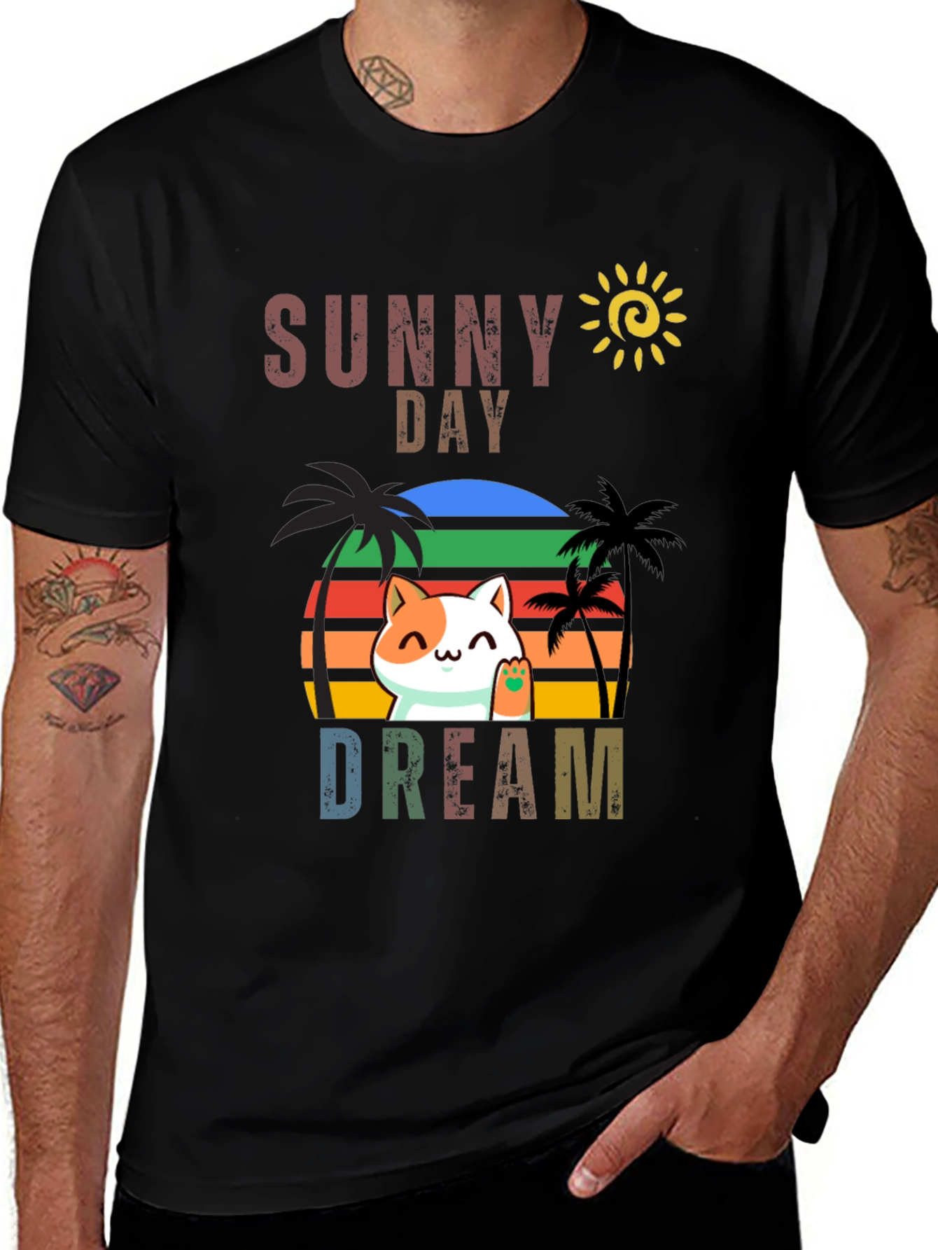 Variant 10 of Sunny Day Dream Cat T-Shirt