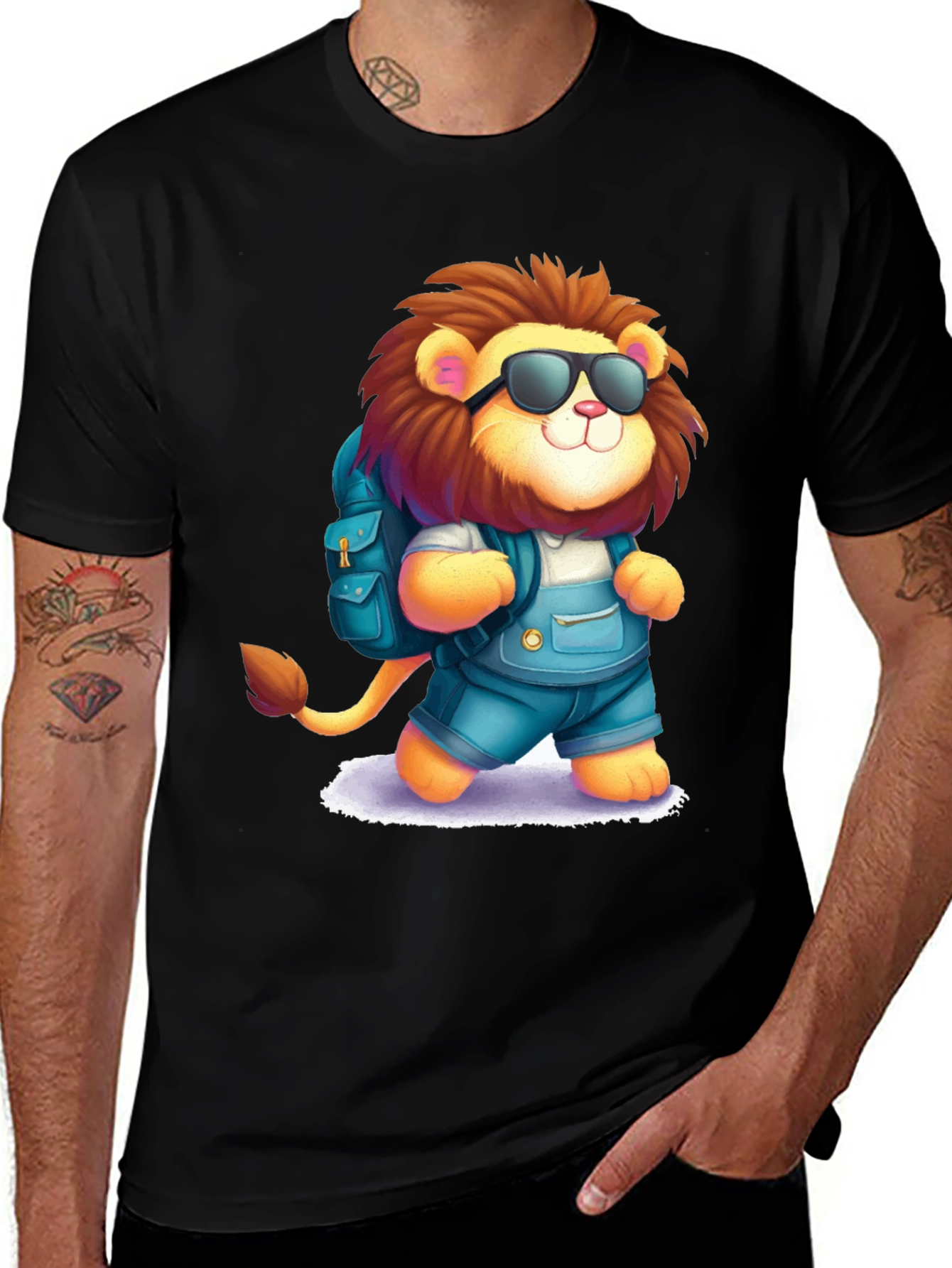 Variant 19 of Lion Tourist T-Shirt