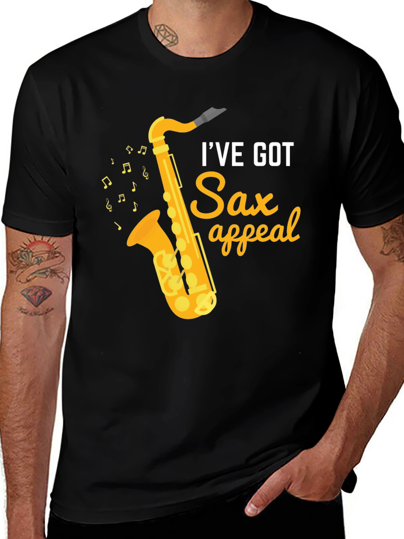 Variant 23 of Sax Appeal Graphic Tee - Musician T-Shirt