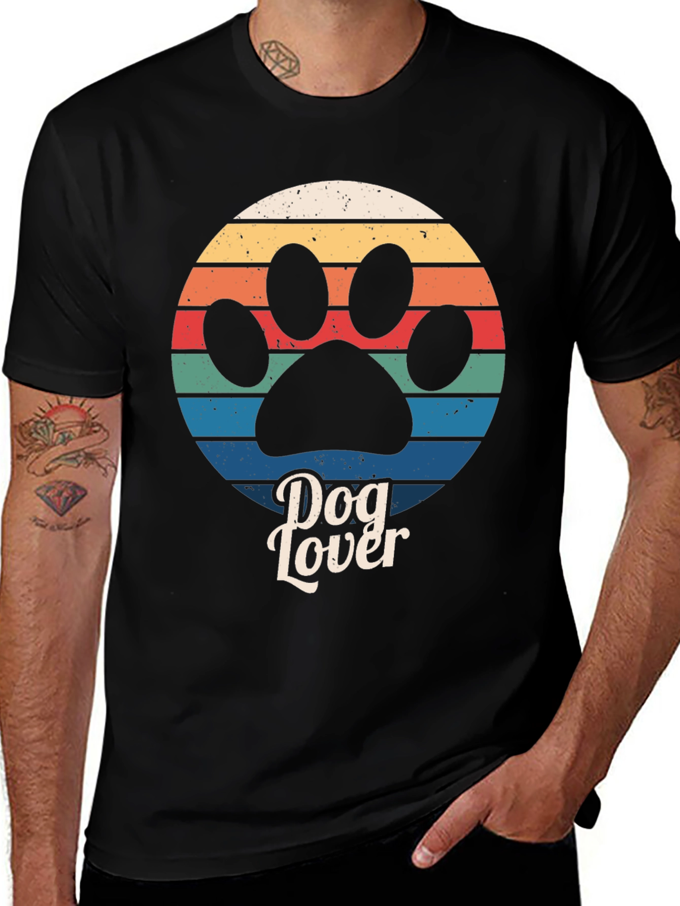 Variant 12 of Dog Lover Retro T-Shirt