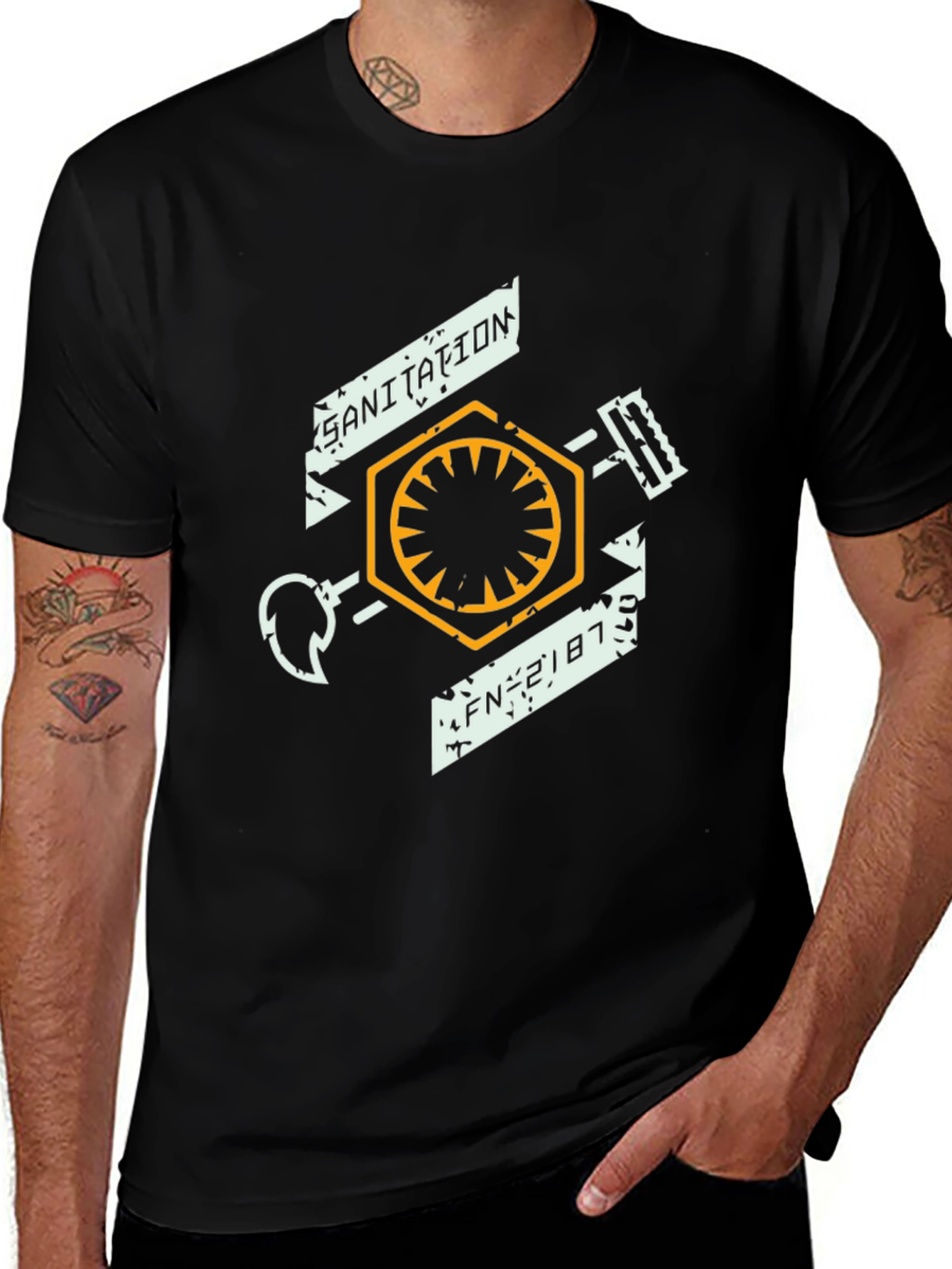 Variant 30 of Sanitation Crew T-Shirt - Galactic Inspired Tee