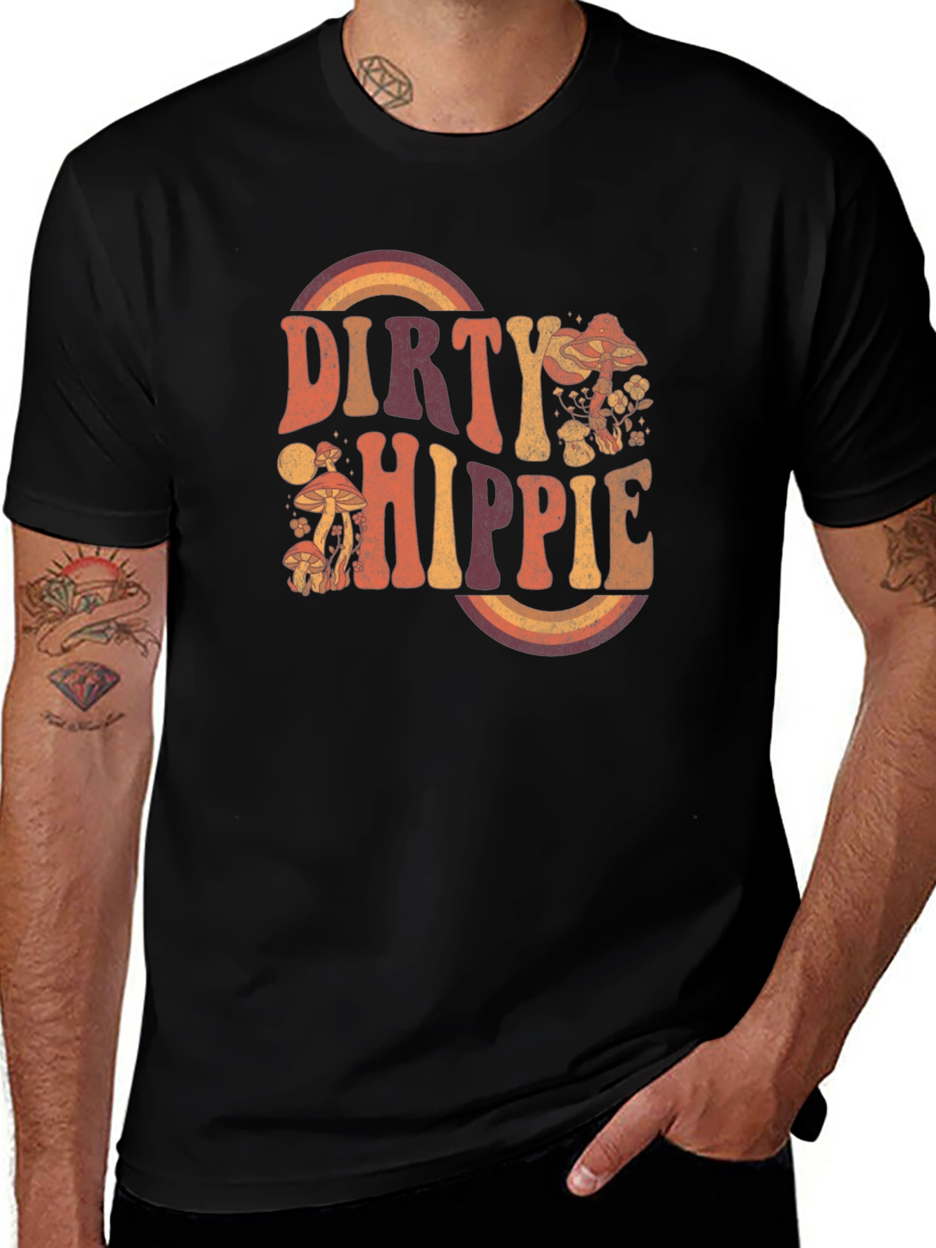 Variant 22 of Dirty Hippie T-Shirt Retro Graphic Tee