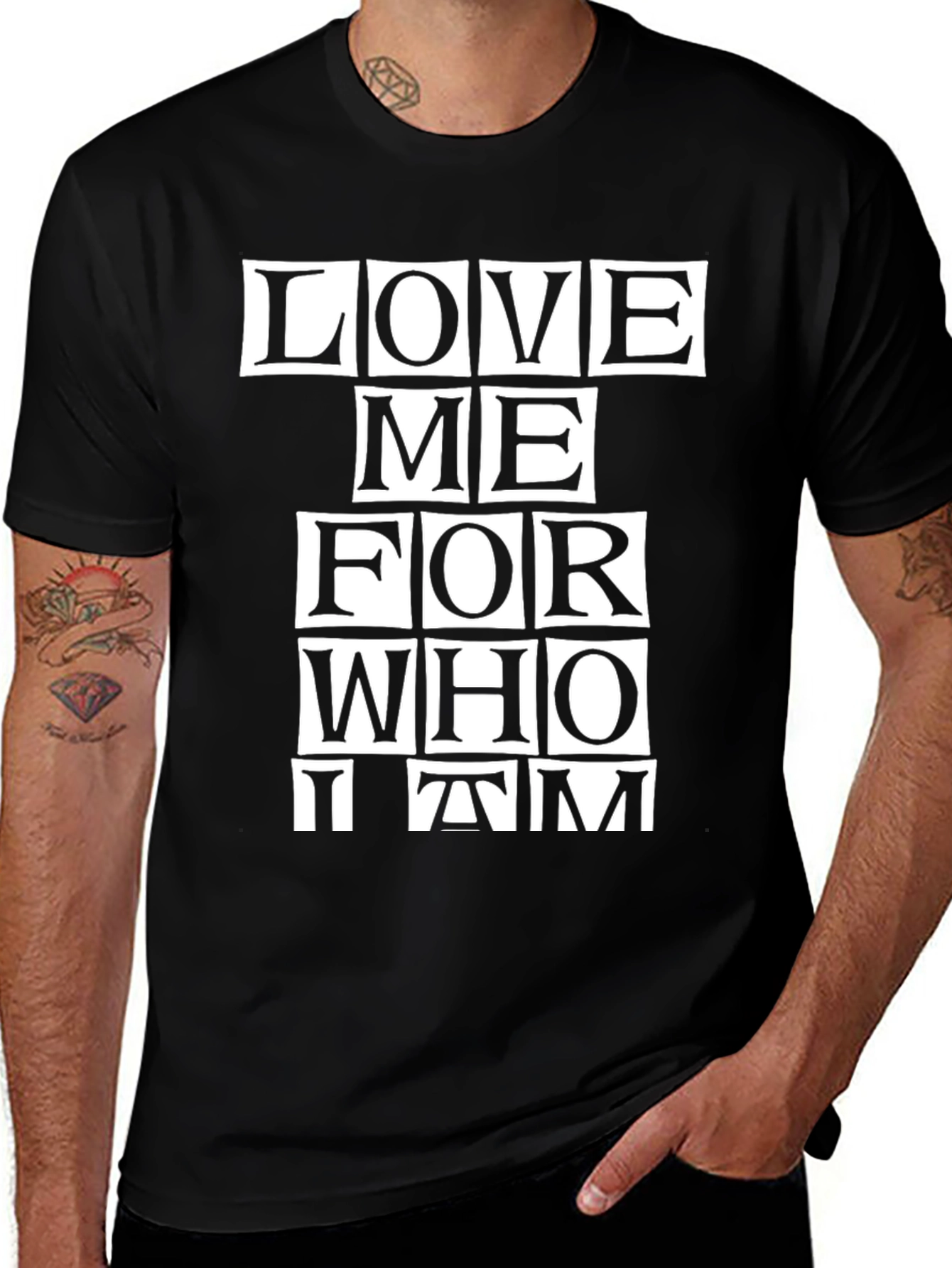 Variant 11 of Love Me For Who I Am - Graphic Tee