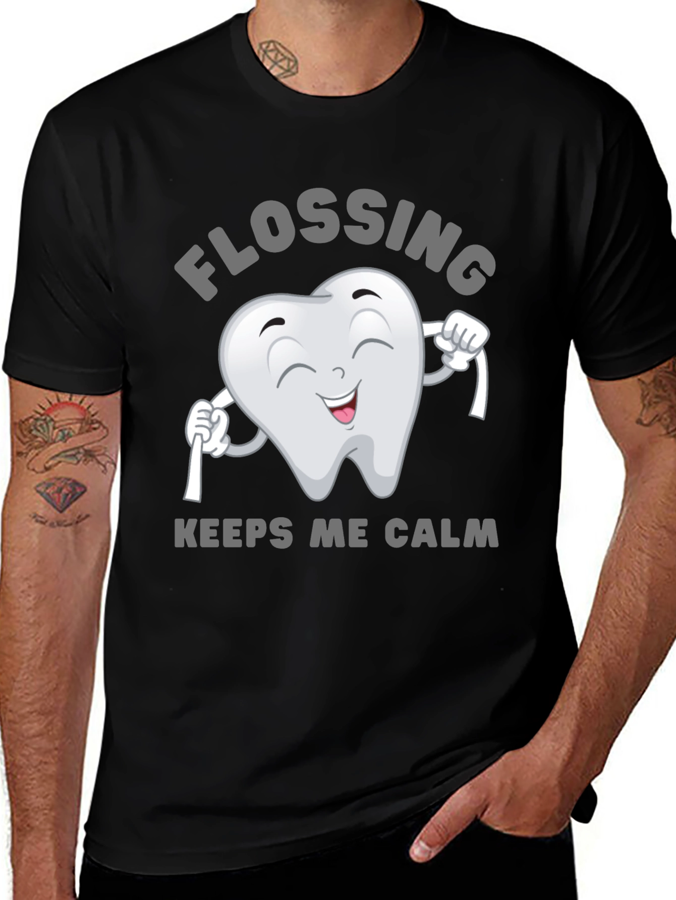 Flossing Keeps Me Calm T-Shirt