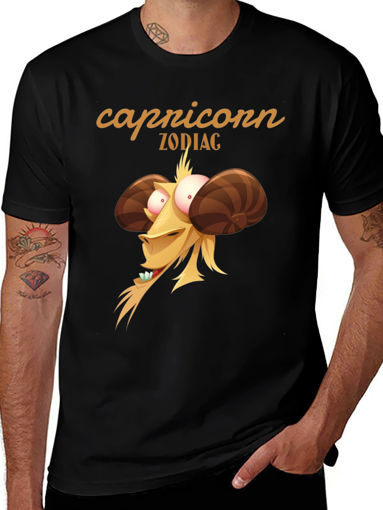 Capricorn Zodiac Graphic T-Shirt - Unisex