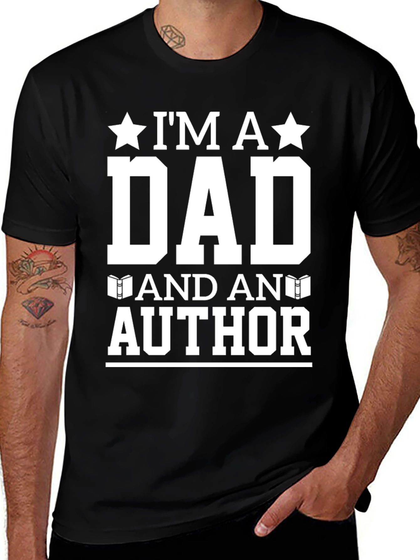 Variant 15 of Dad Author Graphic T-Shirt - Novelty Gift