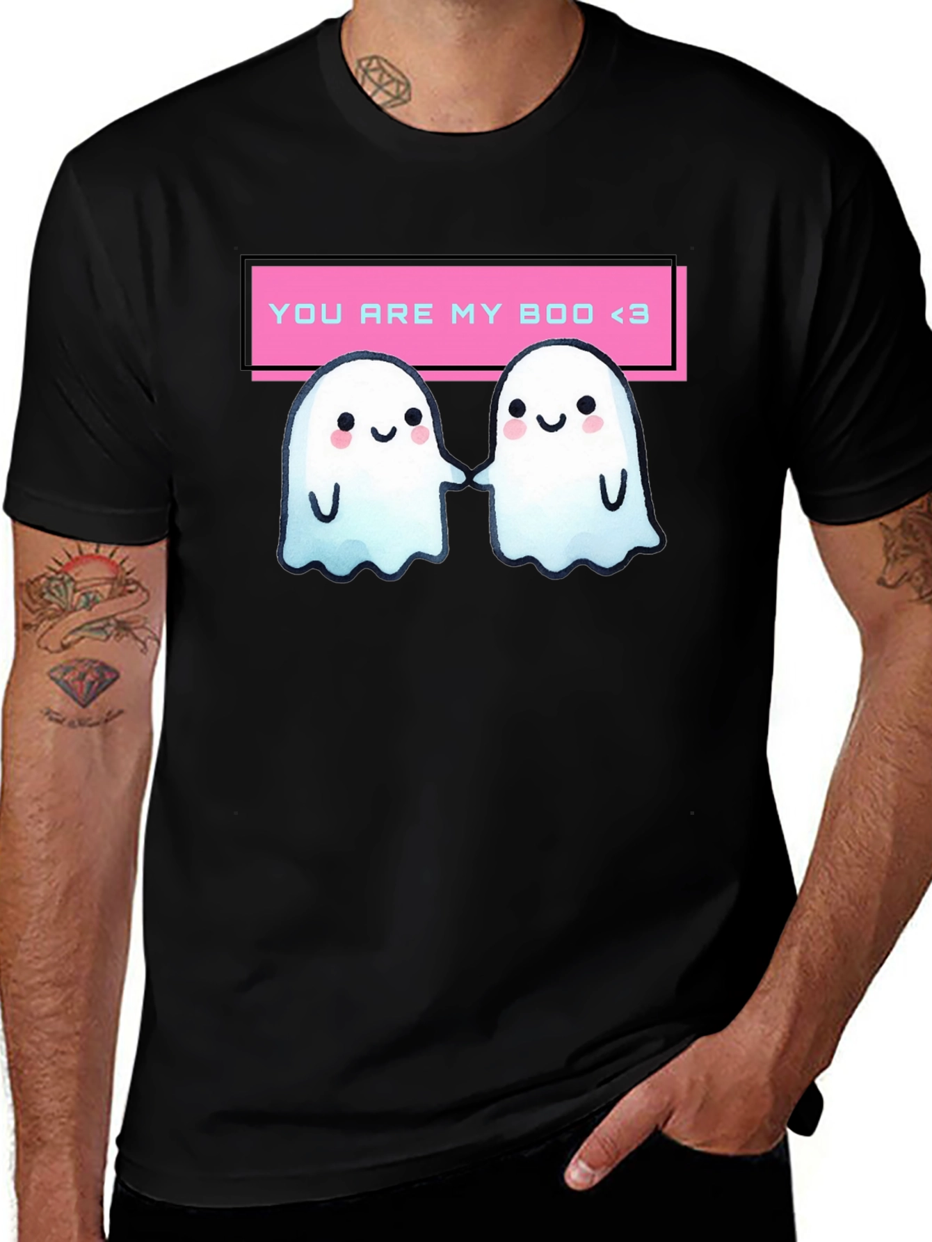 Variant 17 of Cute Ghost Couple T-Shirt - You are My Boo 