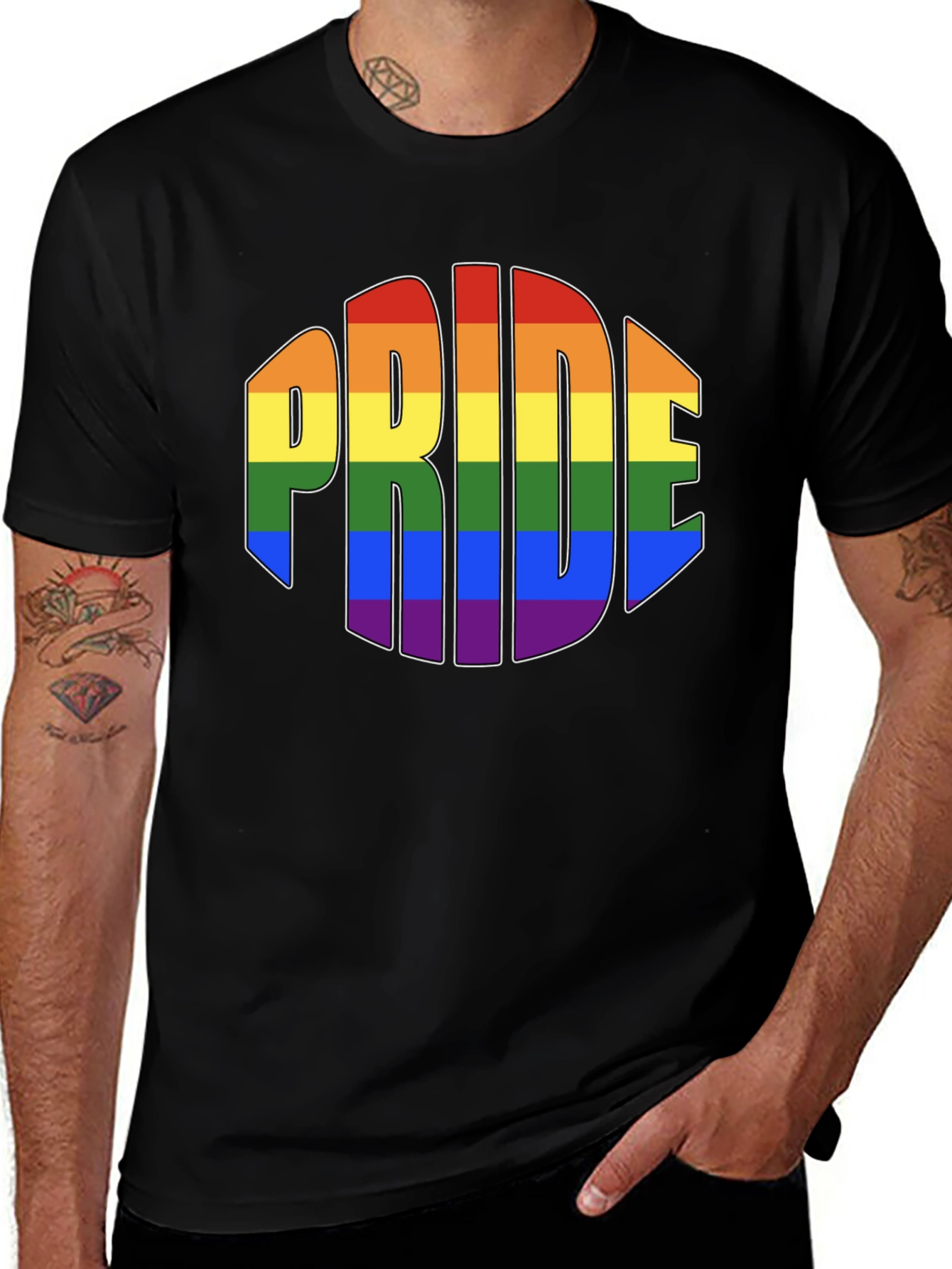 Pride Rainbow T-Shirt - LGBTQ+ Pride Month Apparel