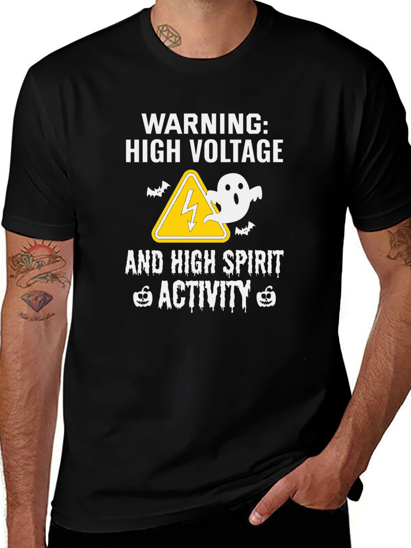 High Voltage High Spirit Halloween T-Shirt