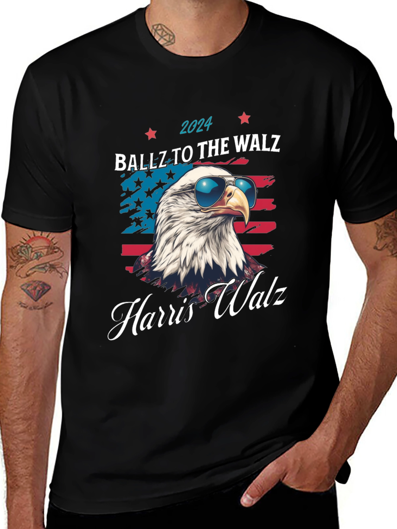 Variant 23 of Ballz to the Walz 2024 Graphic Tee