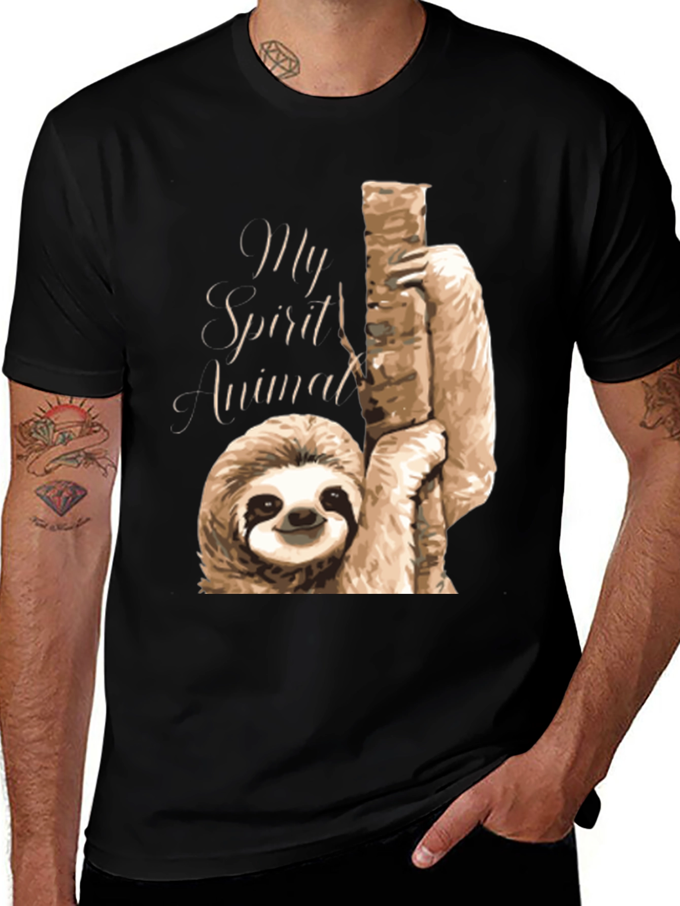 Variant 8 of My Spirit Animal Sloth Graphic Tee